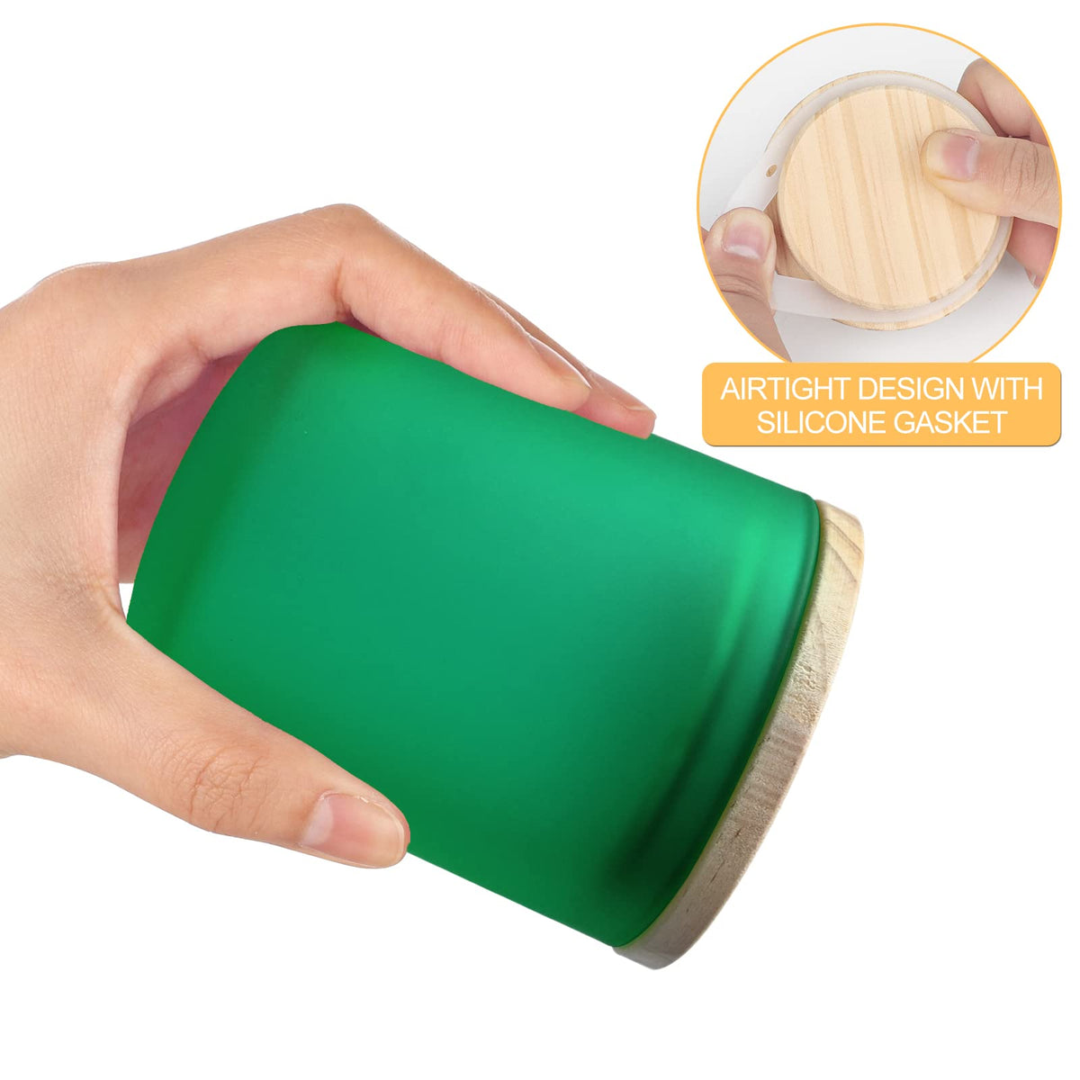 Thick Candle Jars for Making Candles 12 Pcs (12 Count)