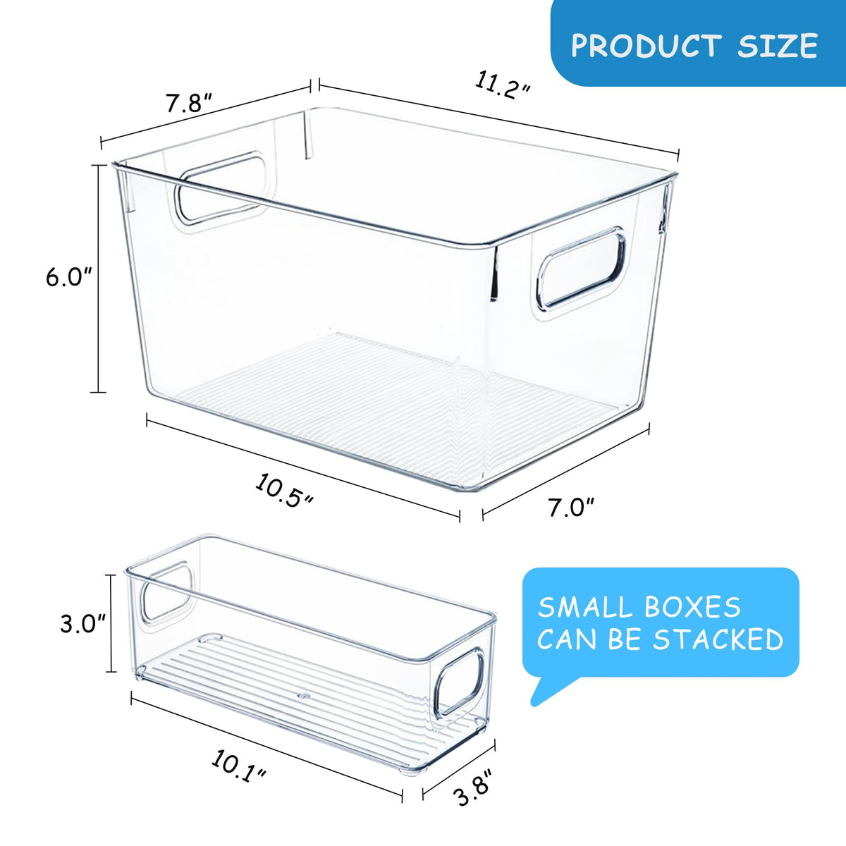 Set of 8 Pantry Organizers and Storage (8 Count)