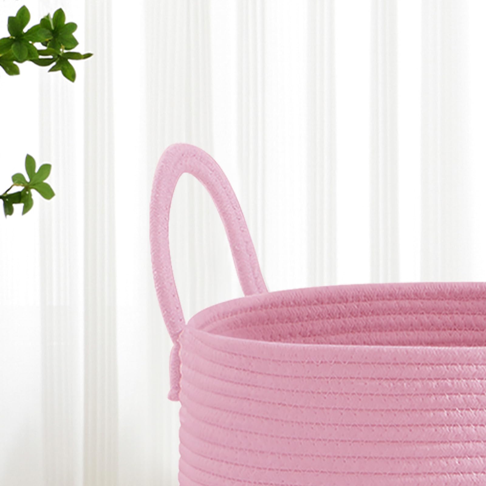 58L Tall Woven Laundry Basket Hamper