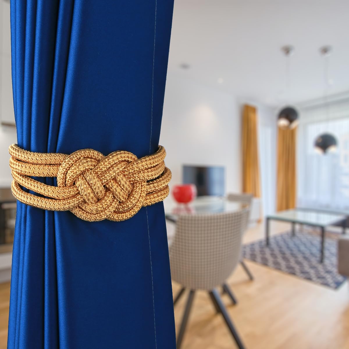 2 Pack Magnetic Curtain Tiebacks (2 Count)