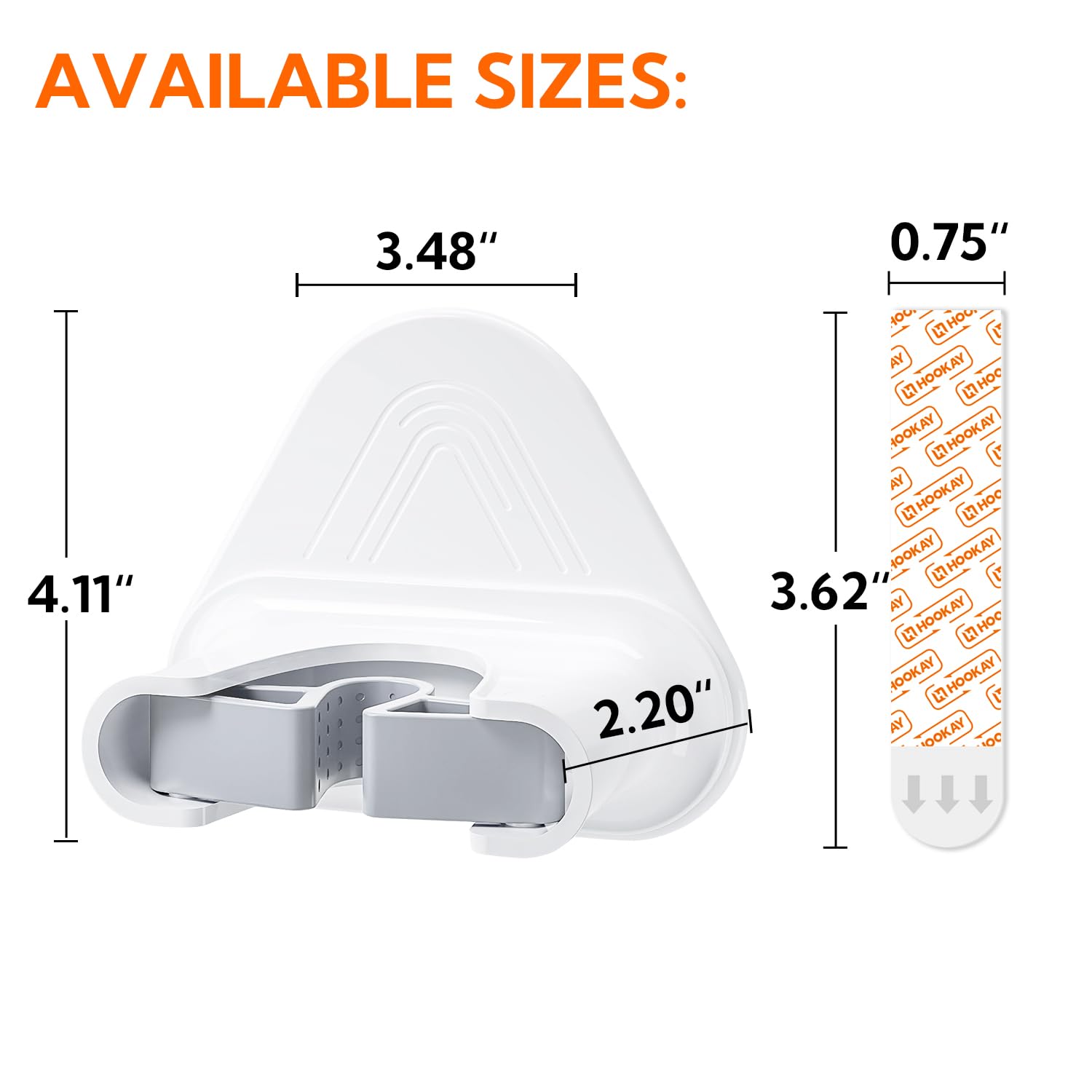 10lbs Broom and Mop Grippers Wall Hooks (4 Count)