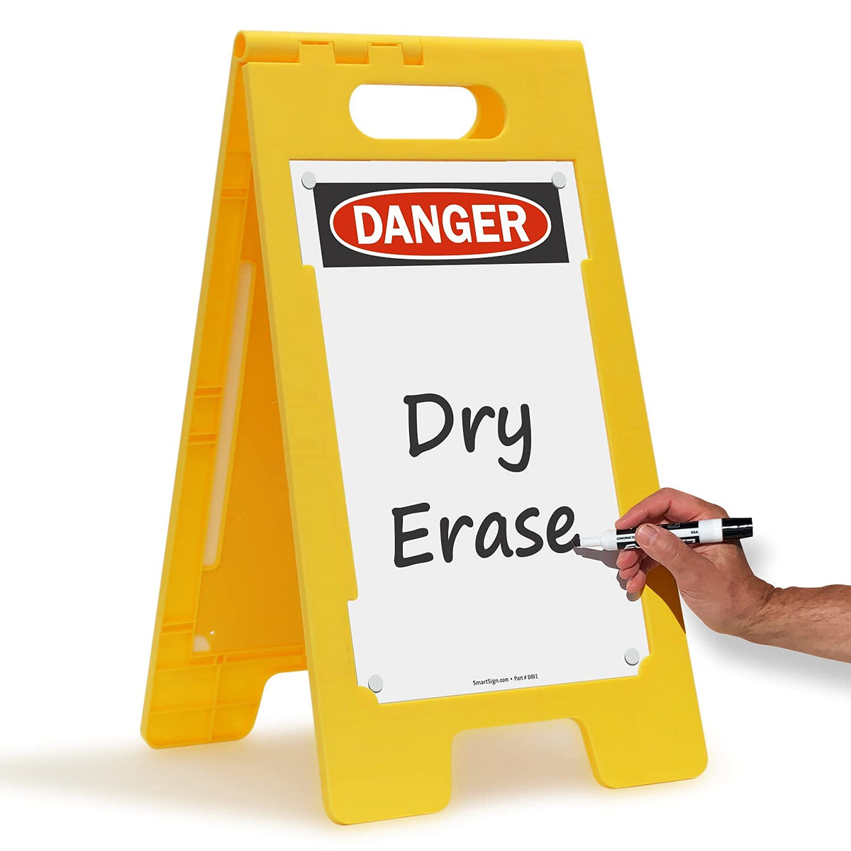 25 x 12 inch “Danger” Dry Erase Two