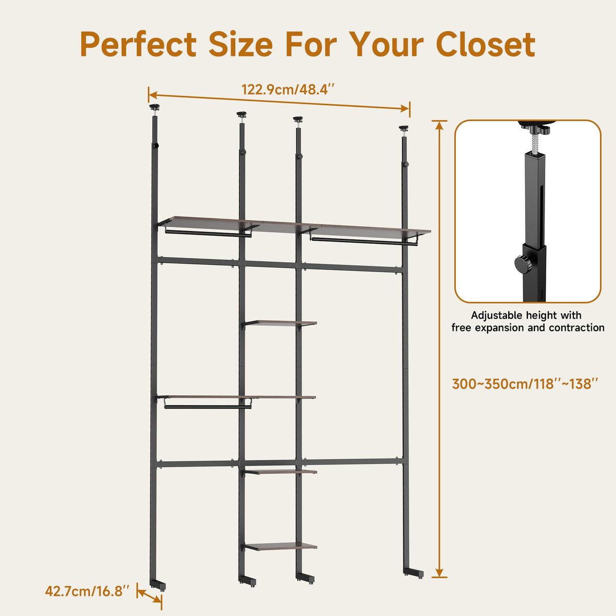 MZG Closet Organizer System