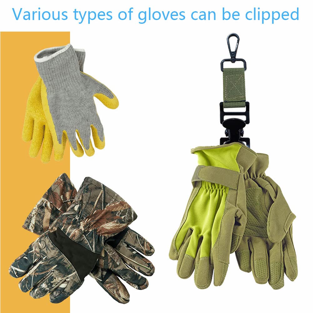 4Pcs Work Glove Clip Firefighter Rescue Turnout Gear Glove Holder Strap