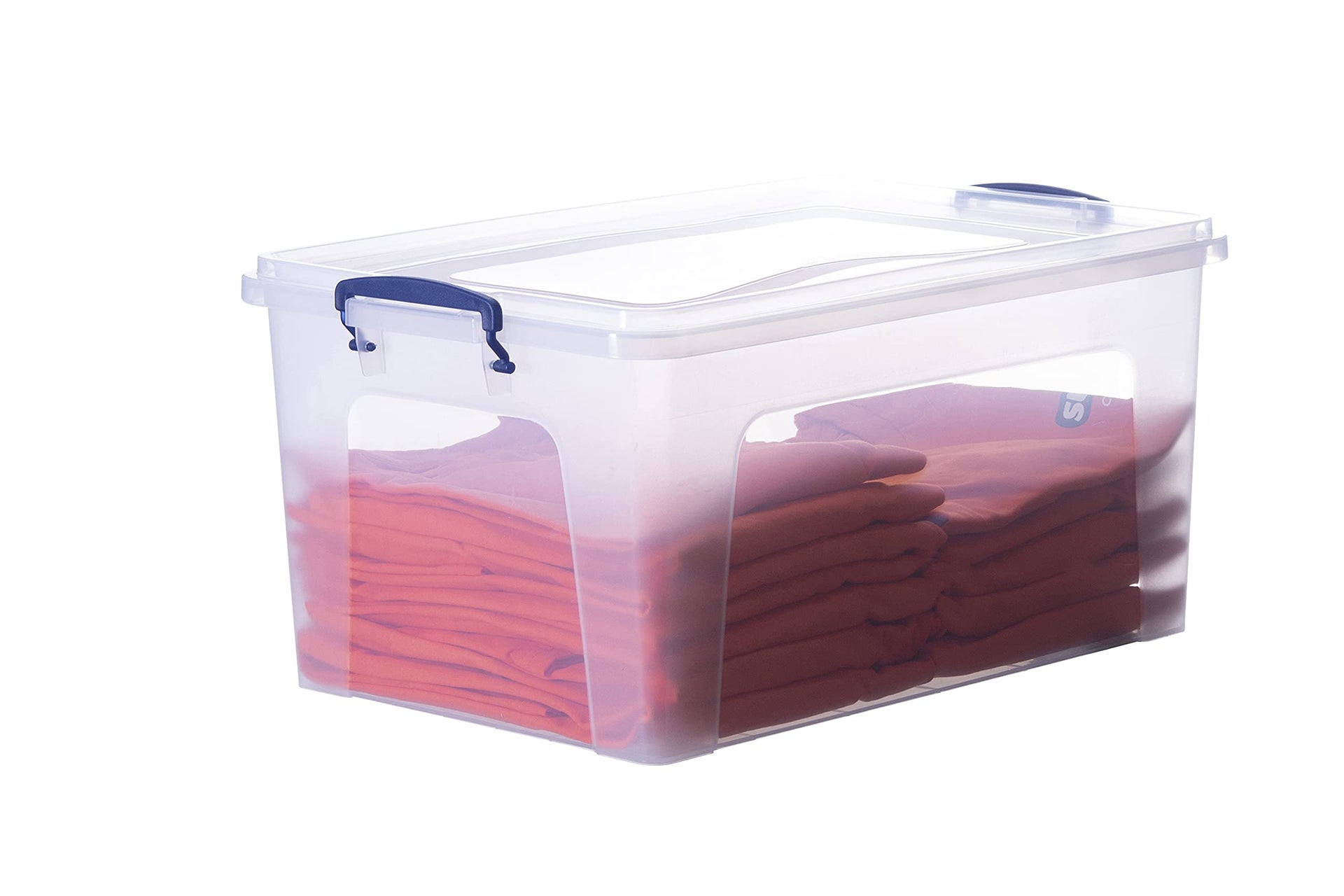 36 Quart Clear Plastic Storage Boxes with Lids (6 Count)