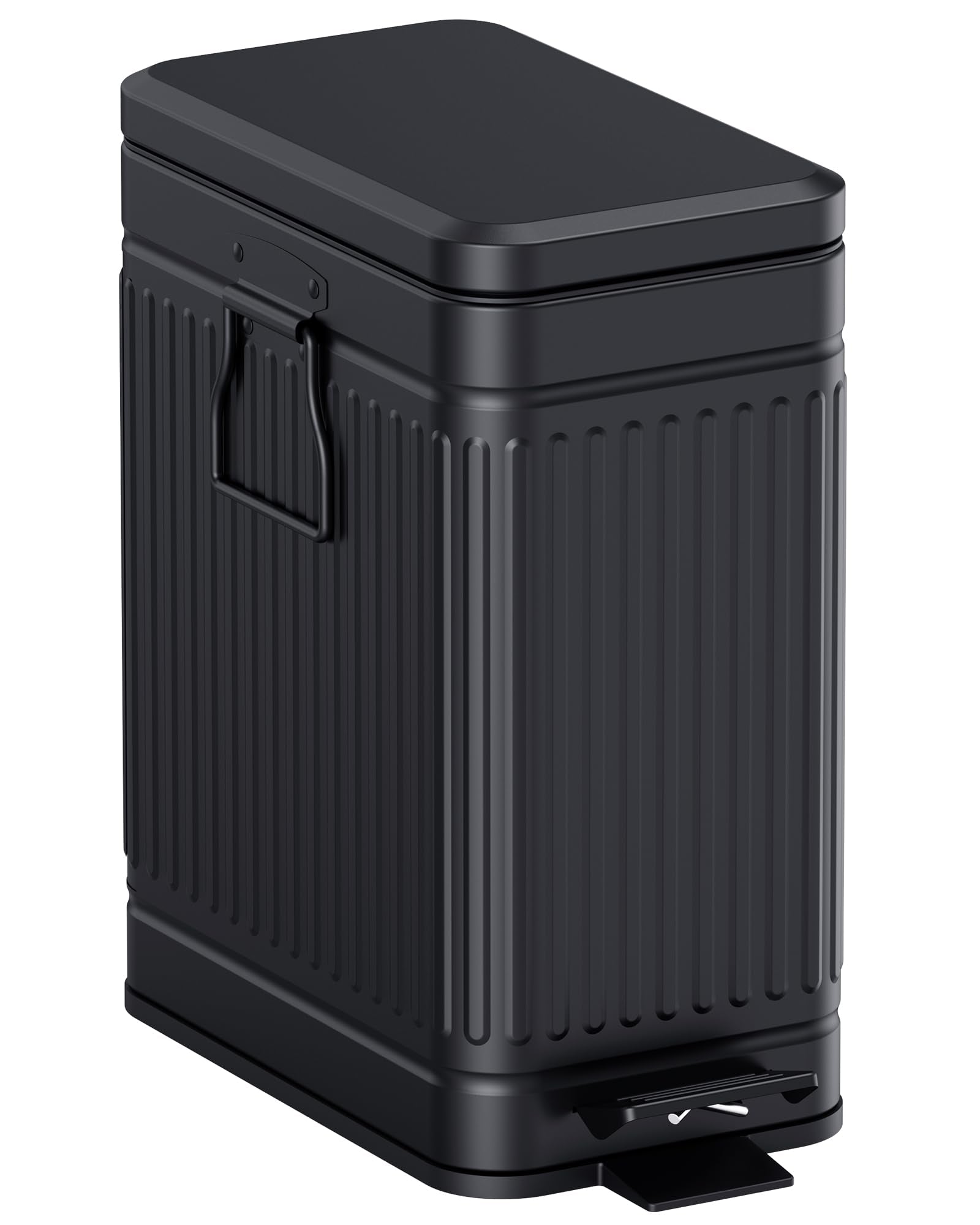 Small Trash Can with Lid Soft Close