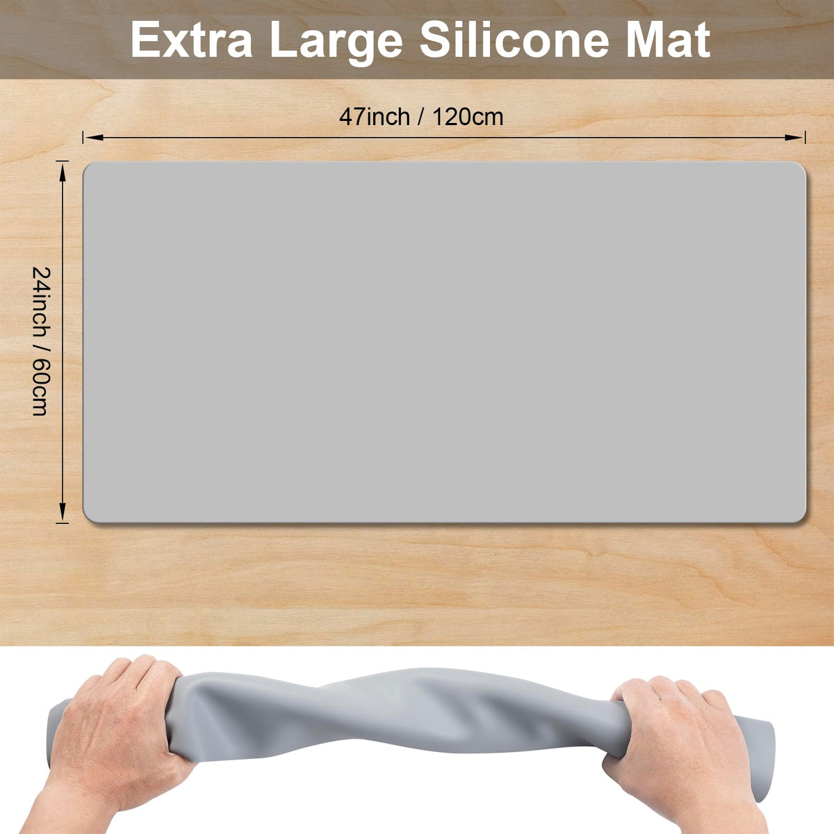Silicone Protector Mat 47x24 Inch