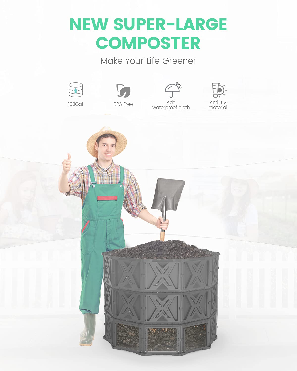 Large Compost Bin