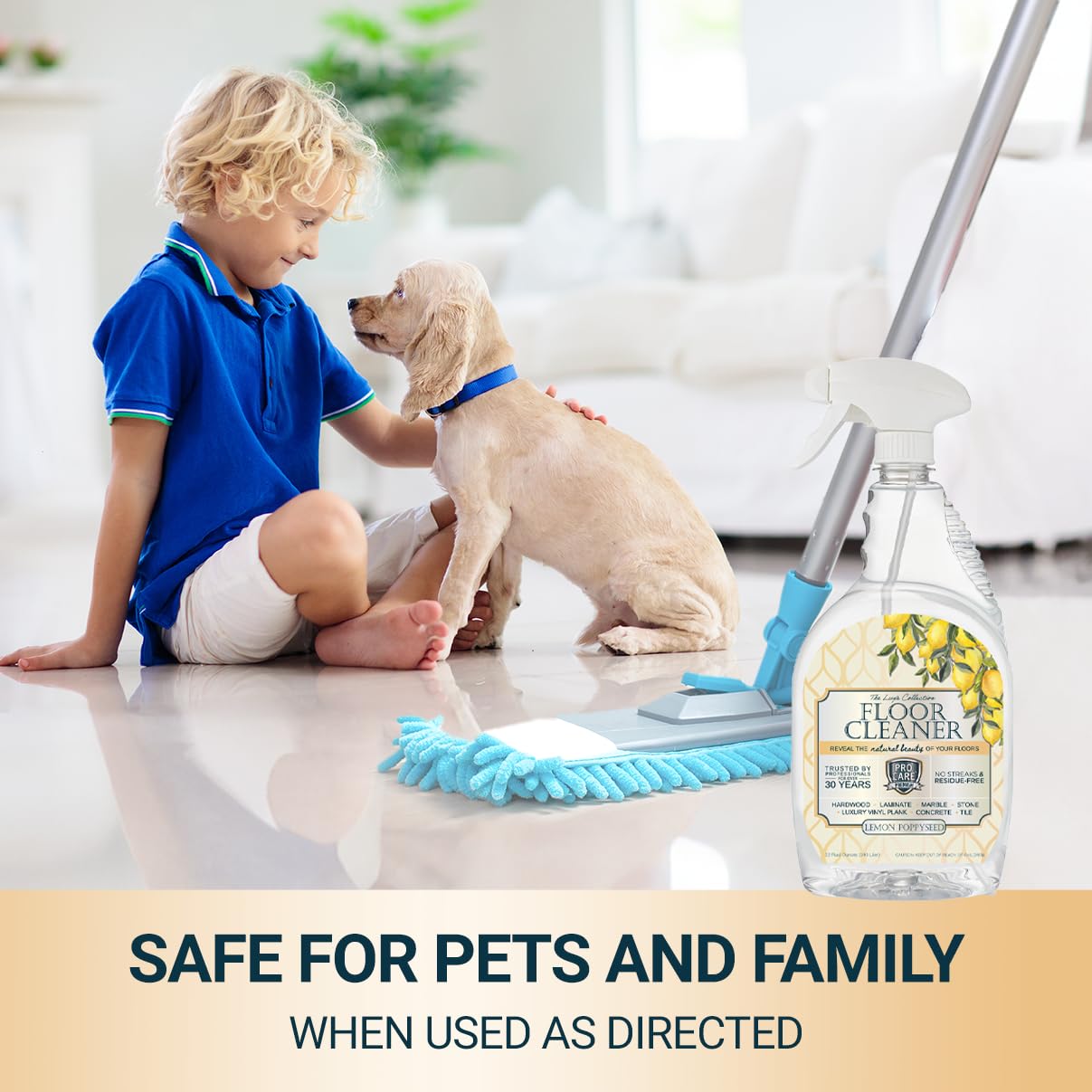 Lemon PoppySeed Floor Cleaner (32 Fl Oz)
