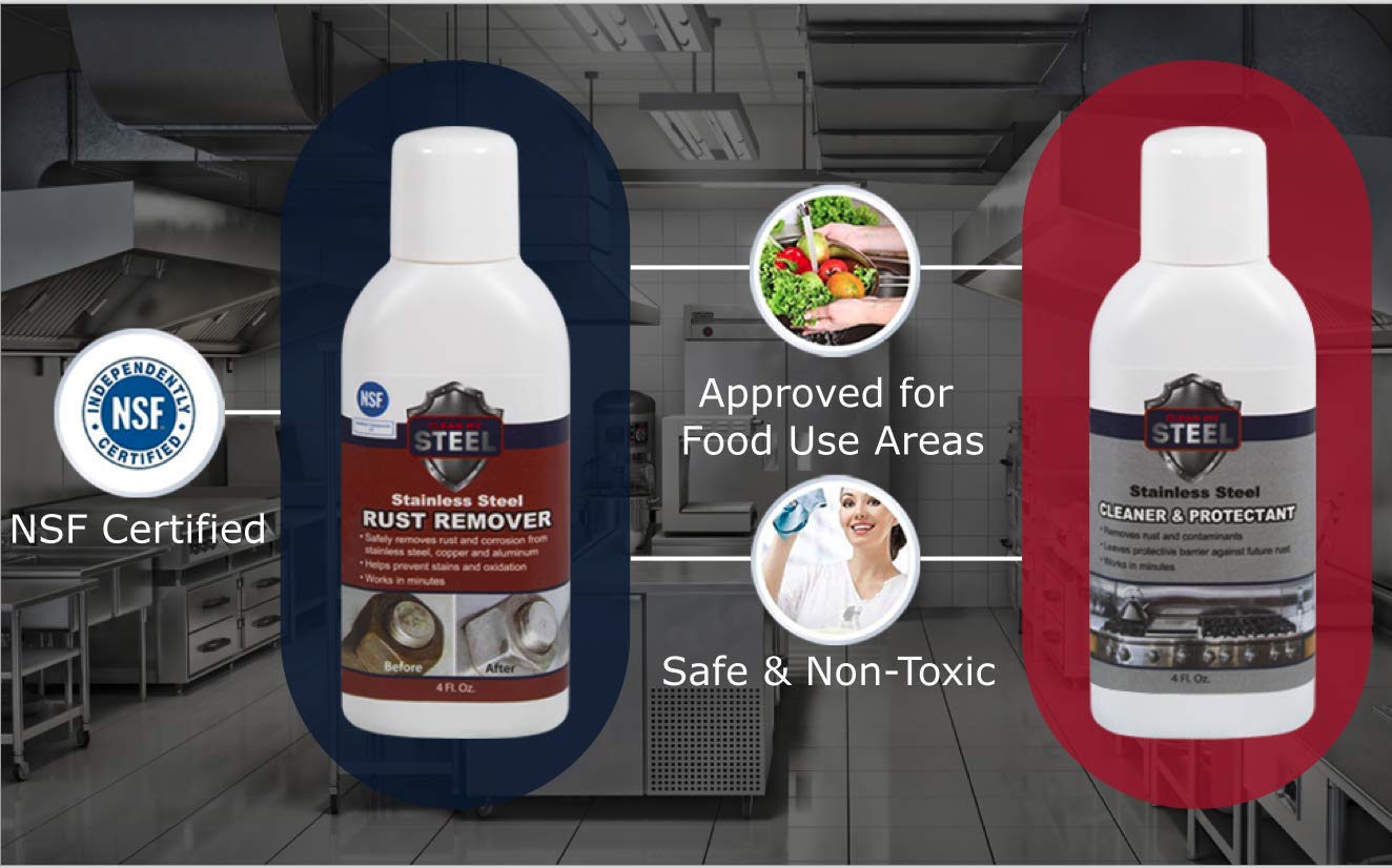 Stainless Steel Rust Remover Kit 4 Fl Oz (8 Fl Oz)