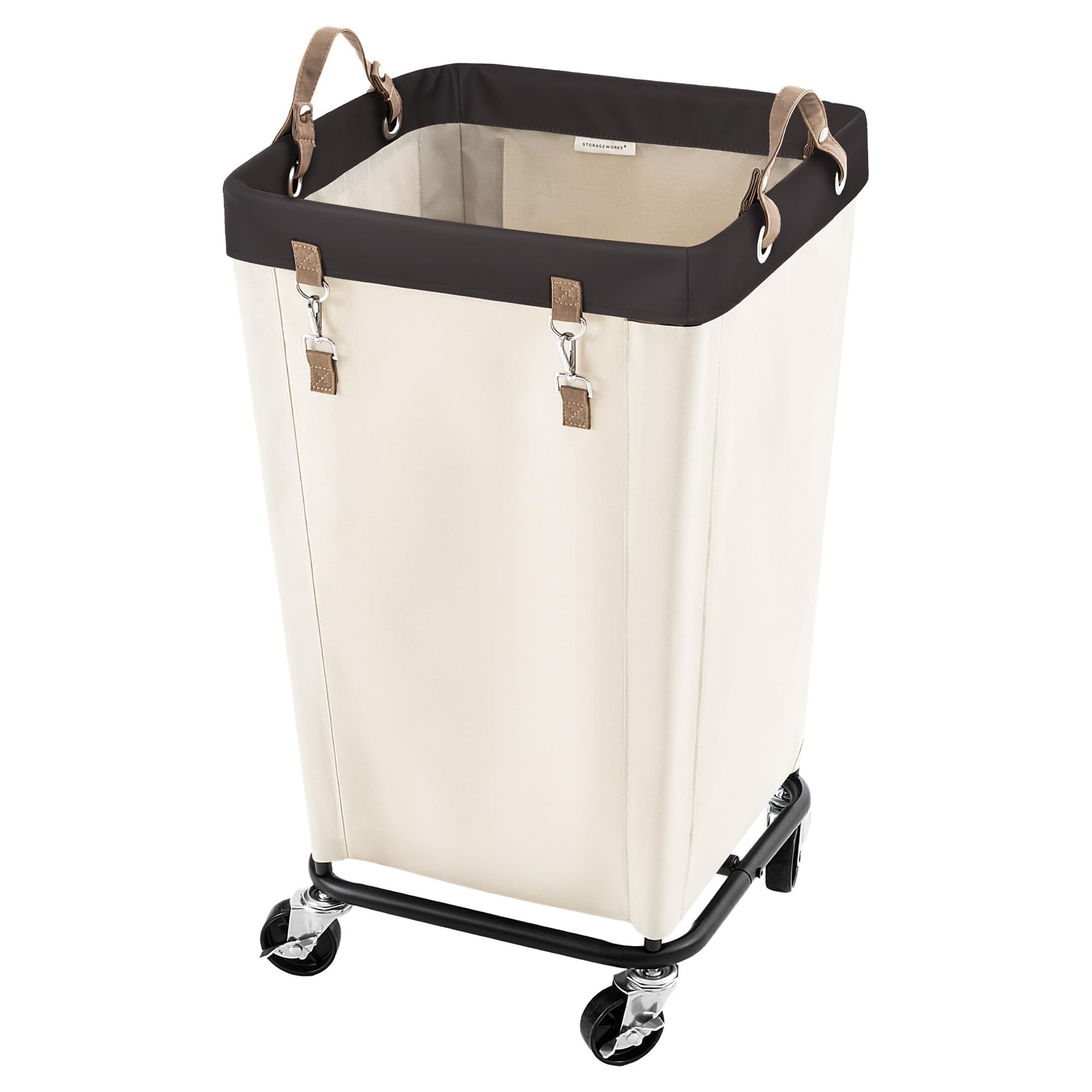 110L Laundry Basket with Wheels