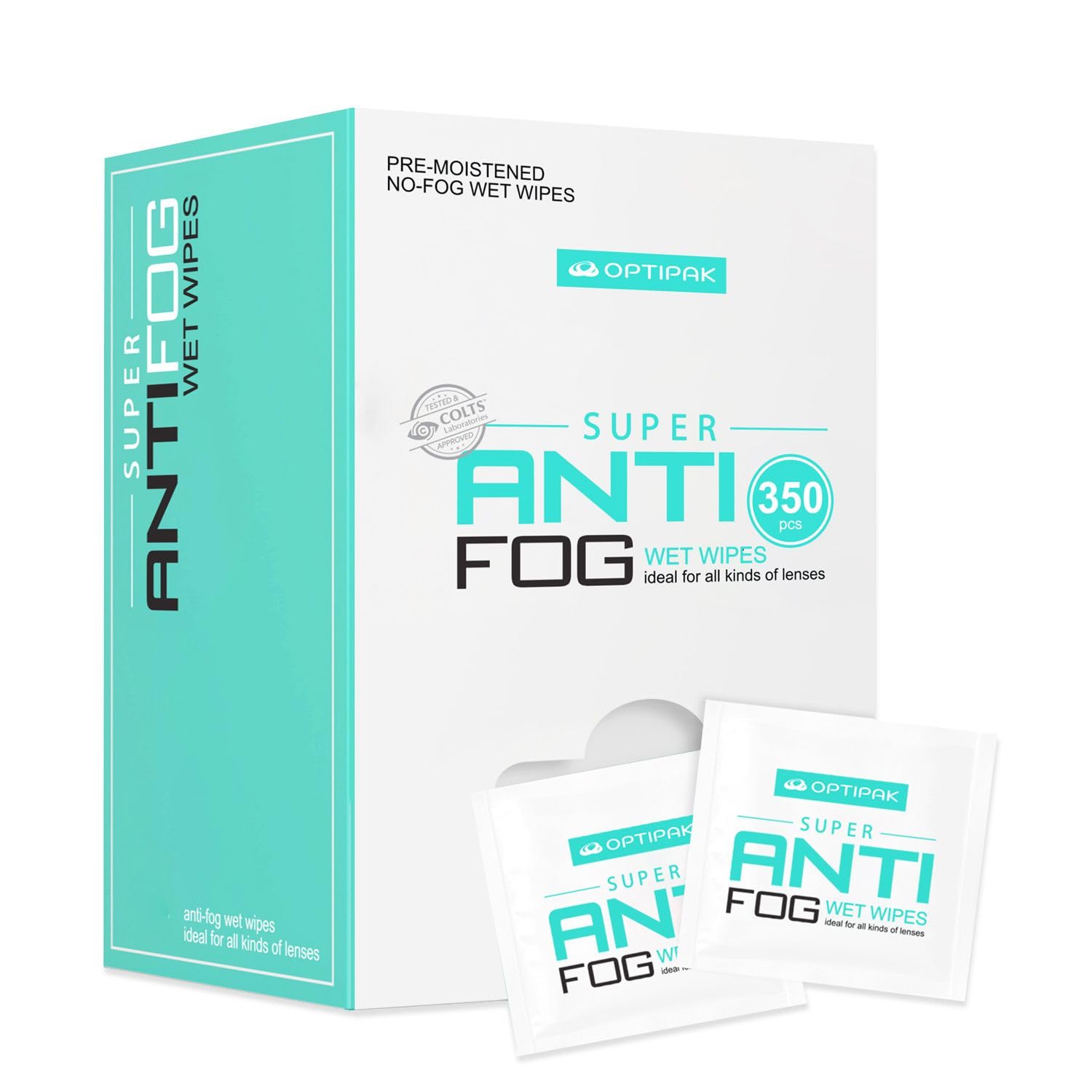 Anti Fog Wipes for Glasses (350 Count)