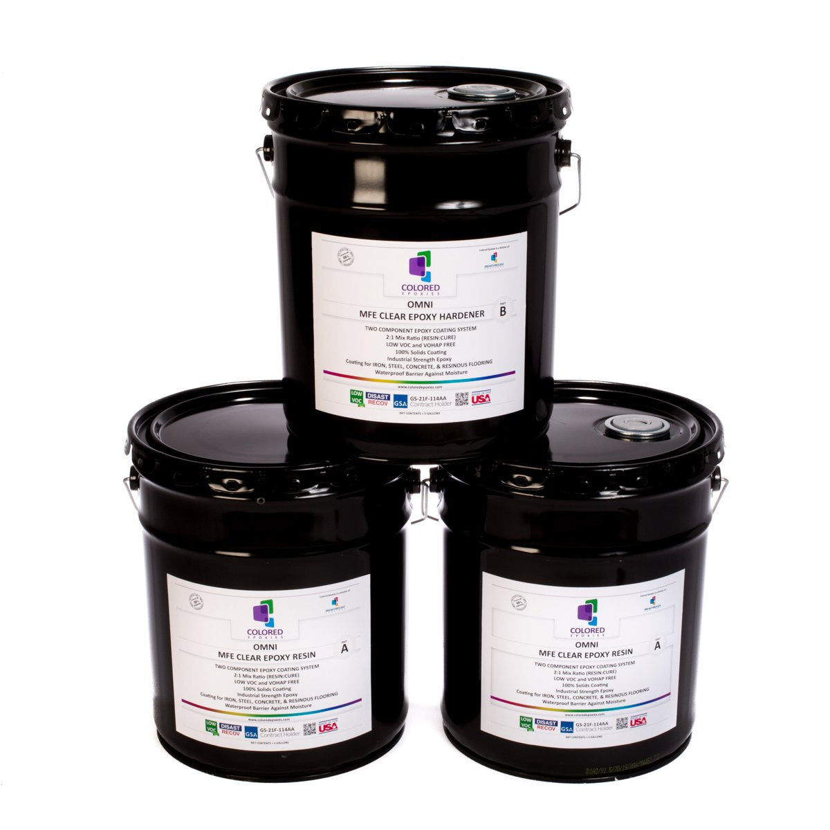 10003 Clear Epoxy Resin Coating Made with Beautiful and Vibrant Pigments (1920 Fl Oz)