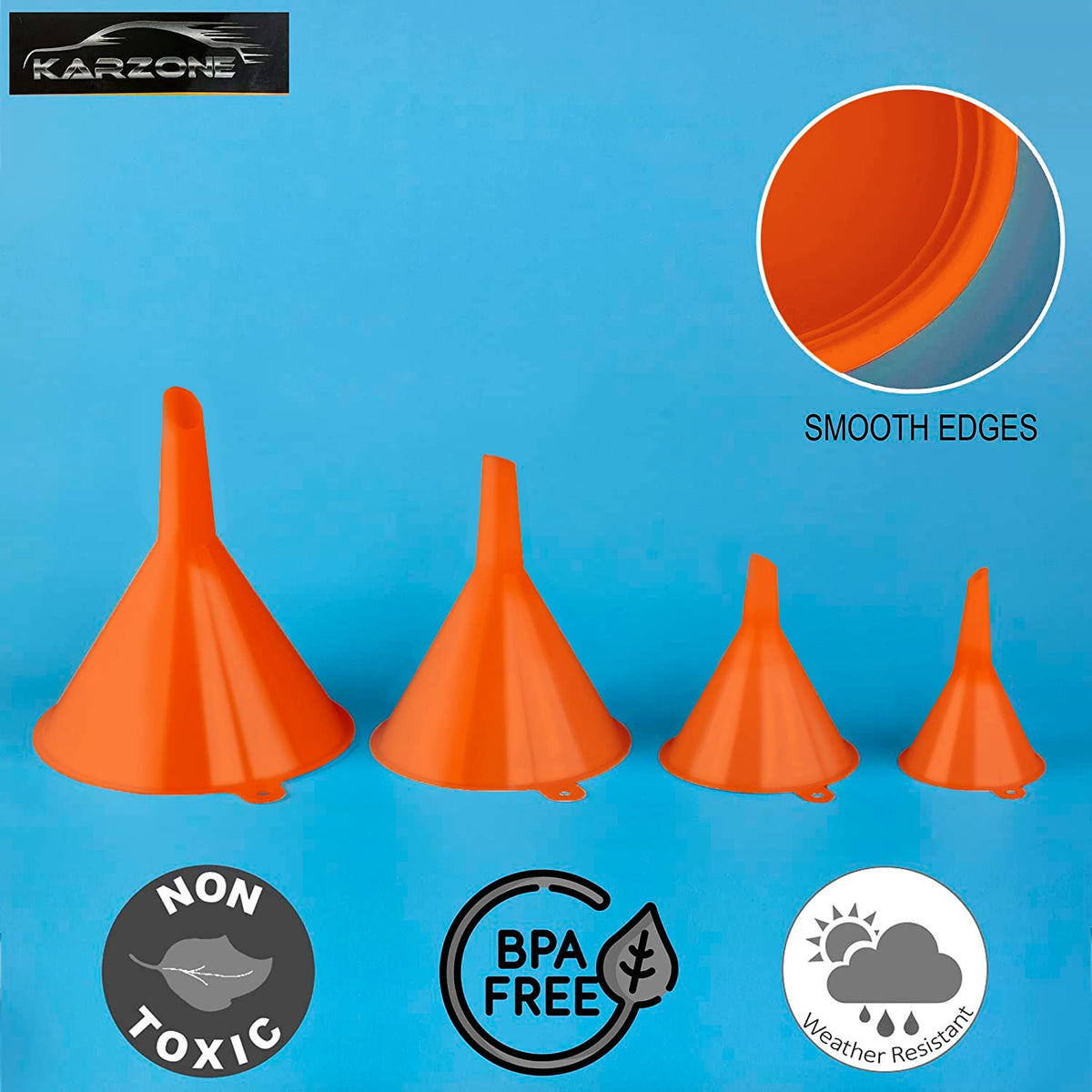 Oil Funnel Set (4 Count)