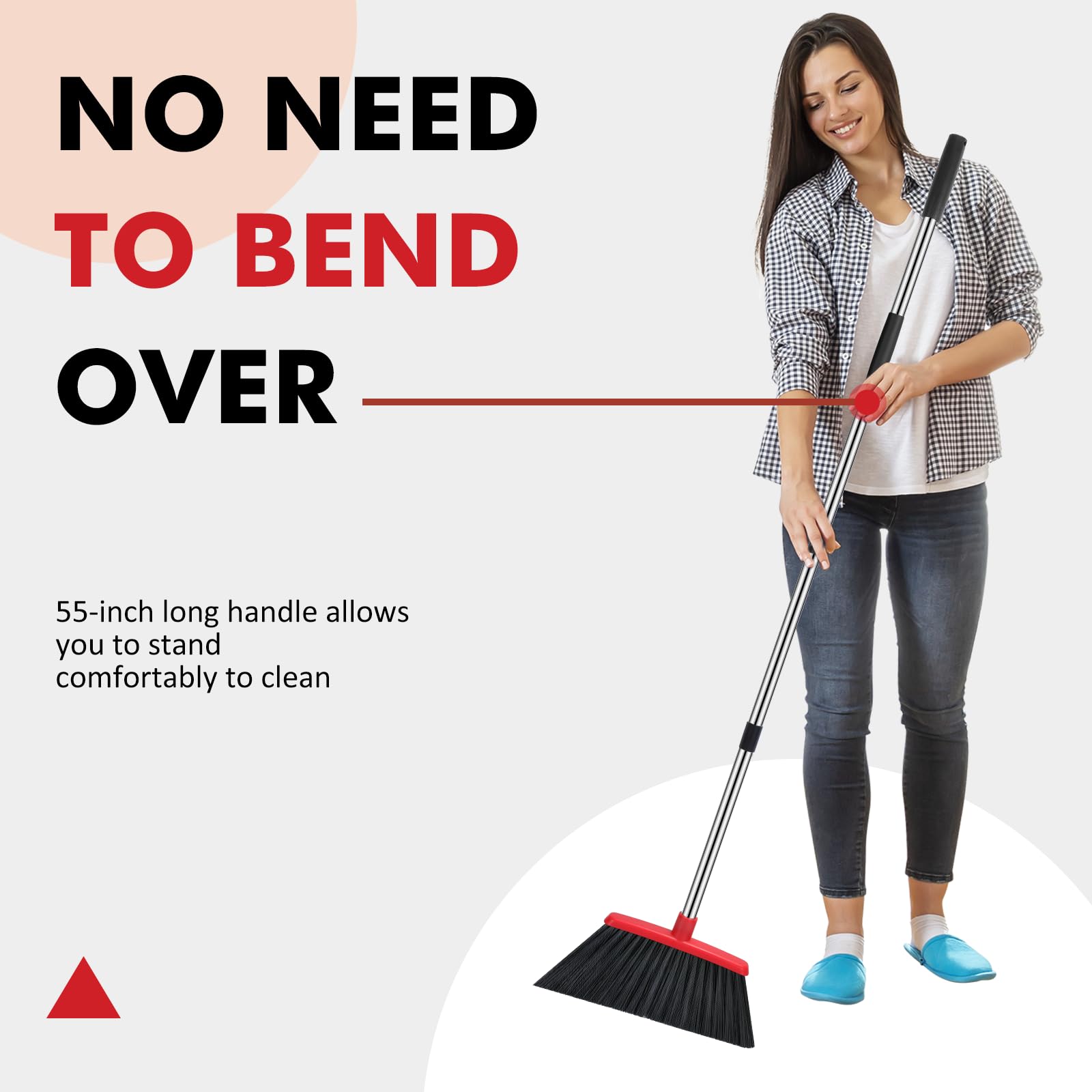 Heavy Duty Broom (4 Count)