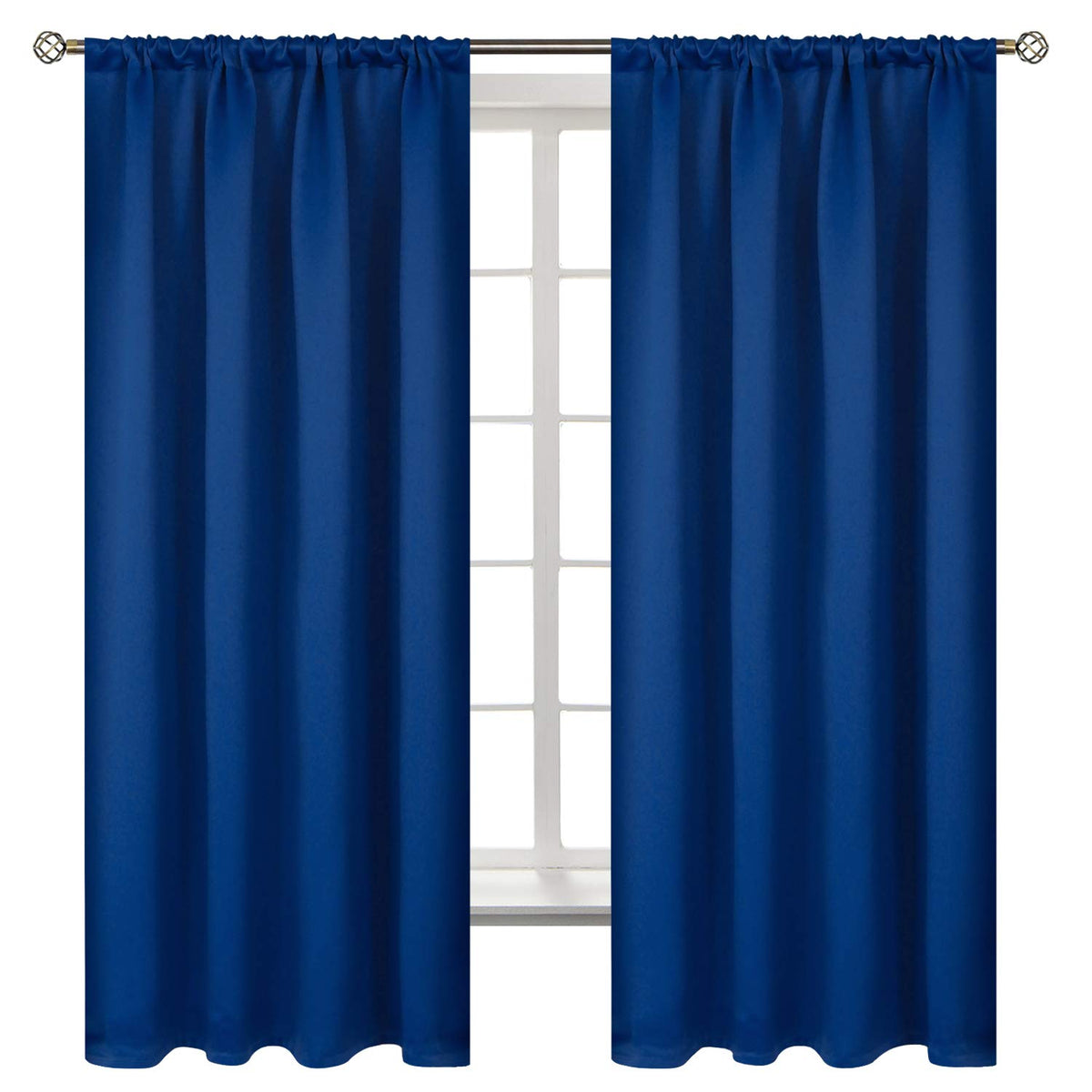 Blackout Curtains 63 Inches Long for Bedroom