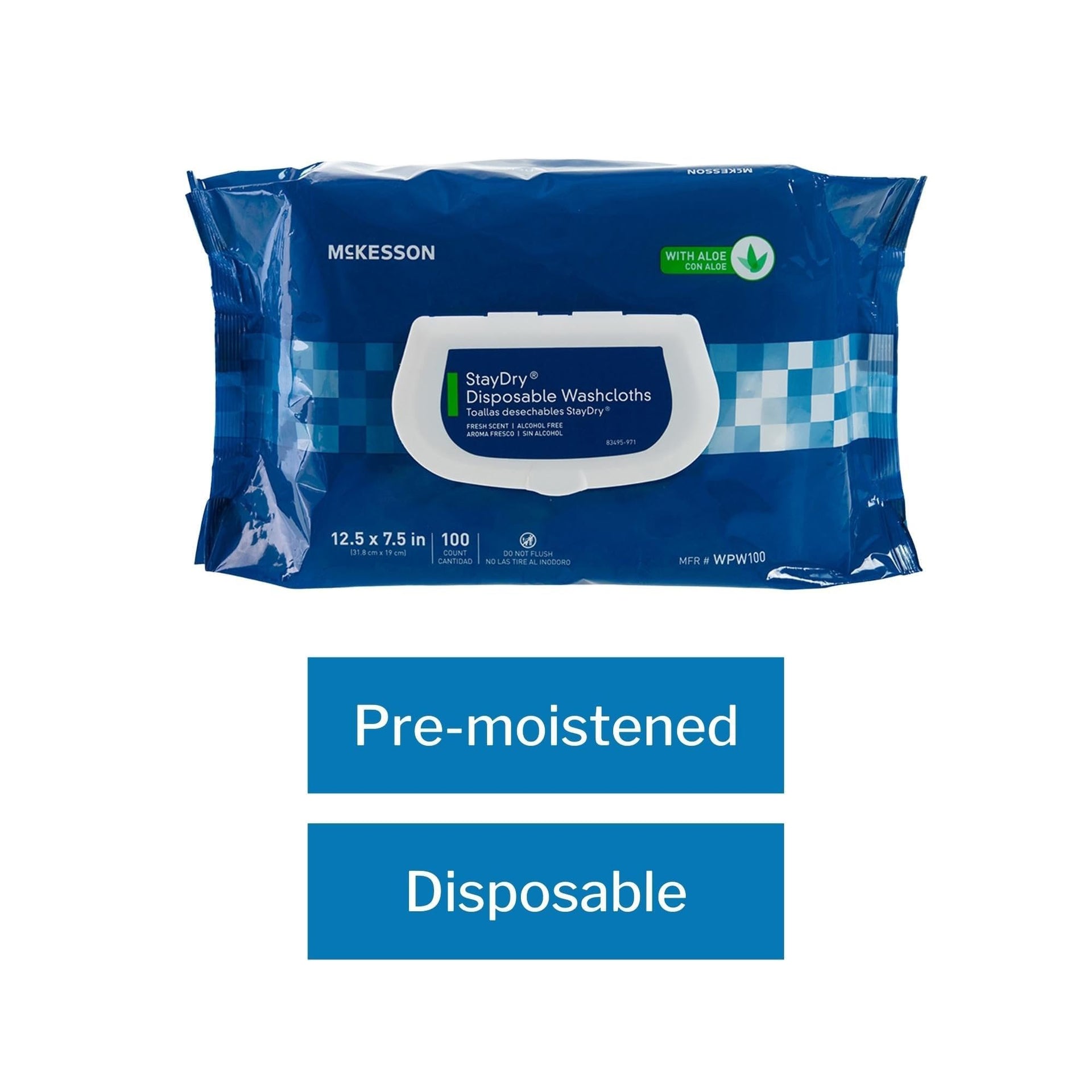 Disposable Wipe 12 Pack (600 Count)