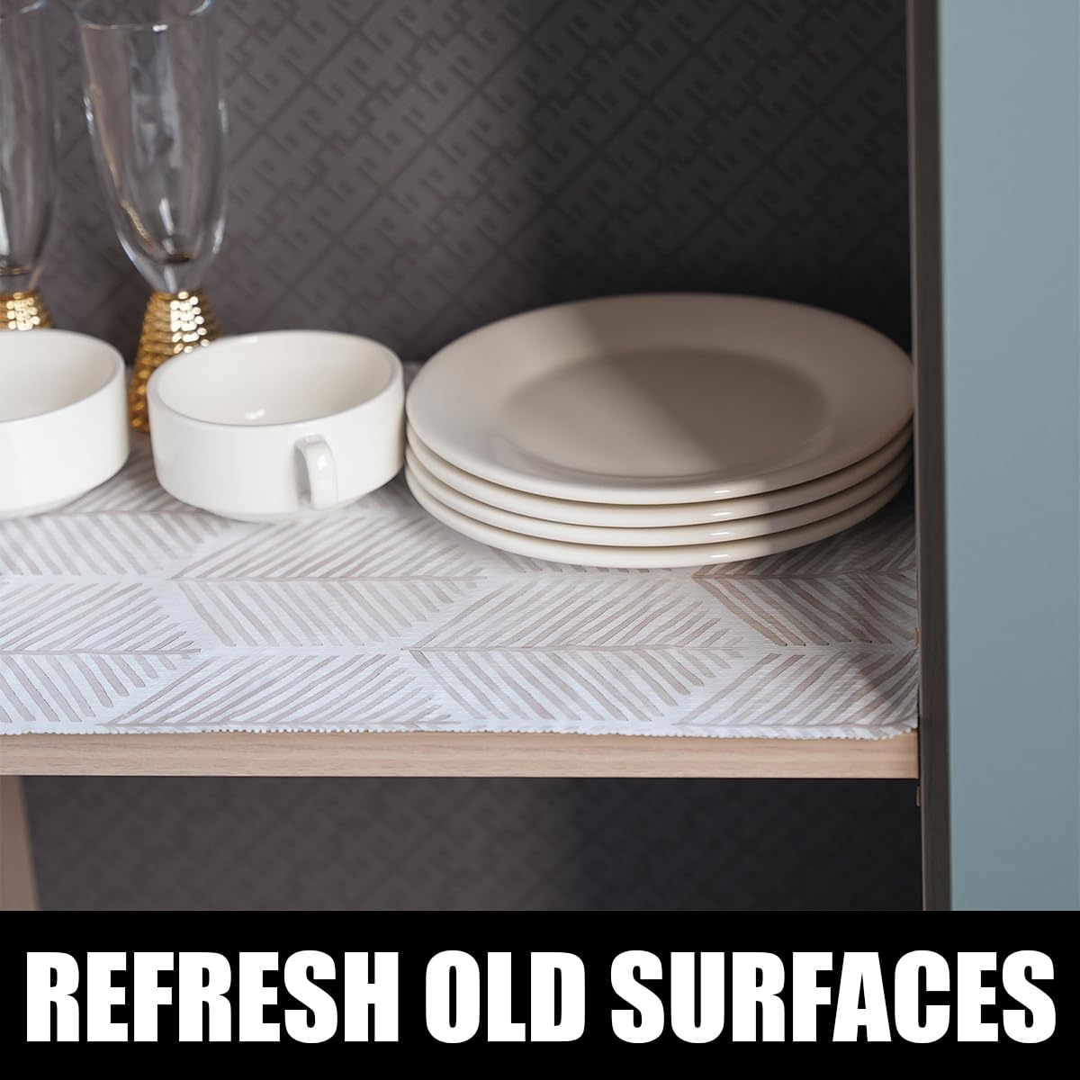 Shelf Liners for Kitchen Cabinets