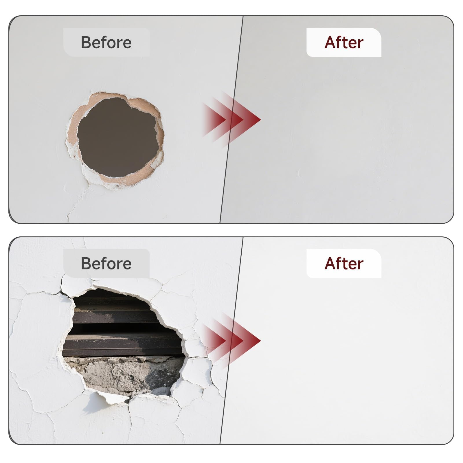 19 PCS Wall Repair Patch Kit