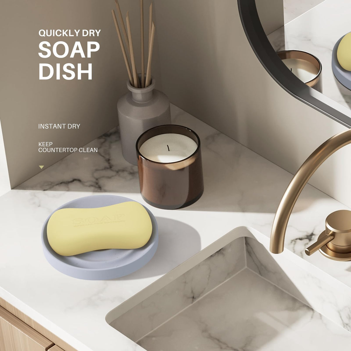 Diatomite Soap Dish
