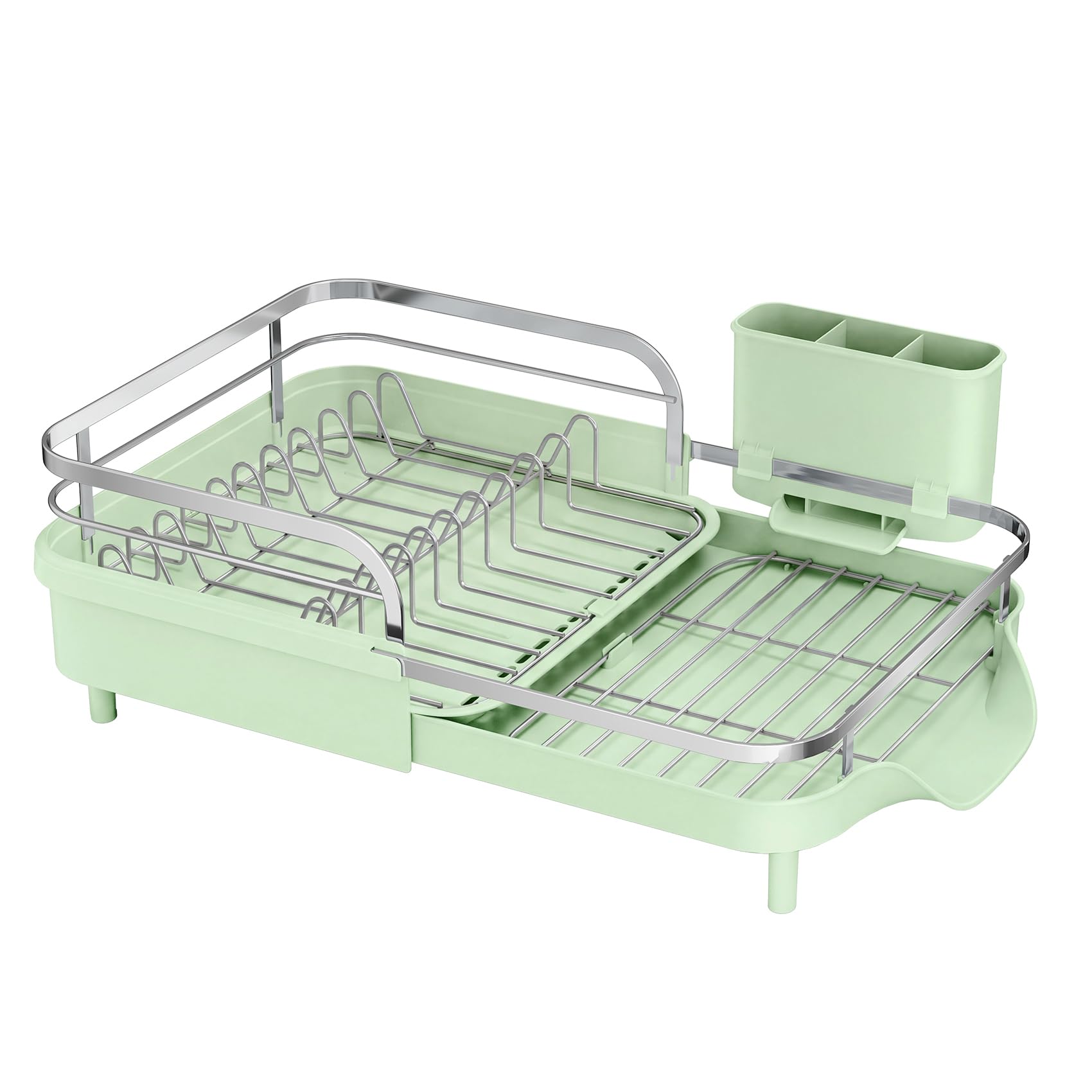 Expandable Dish Drying Rack for Small Kitchen Counter