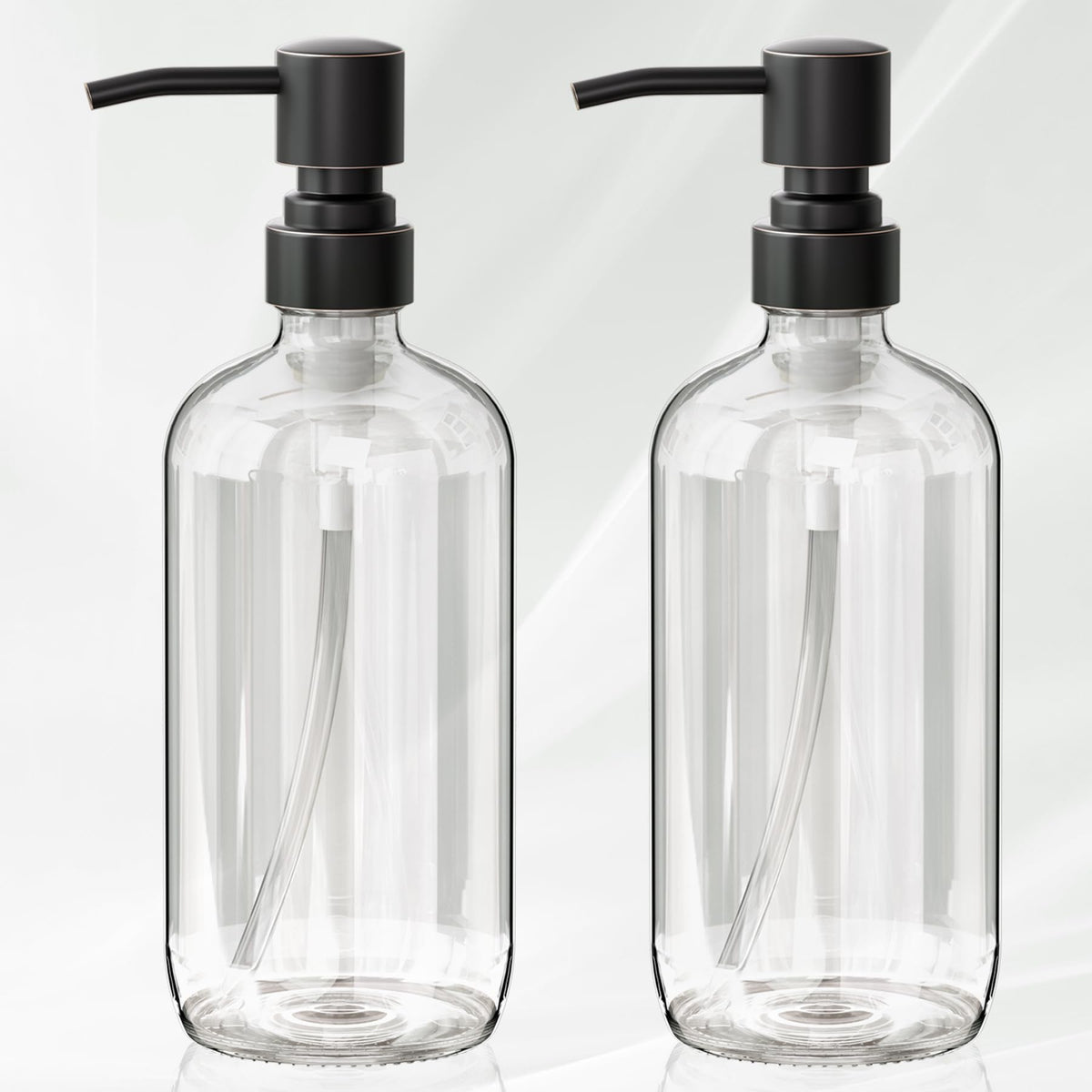 Glass Soap Dispenser (2 Count)