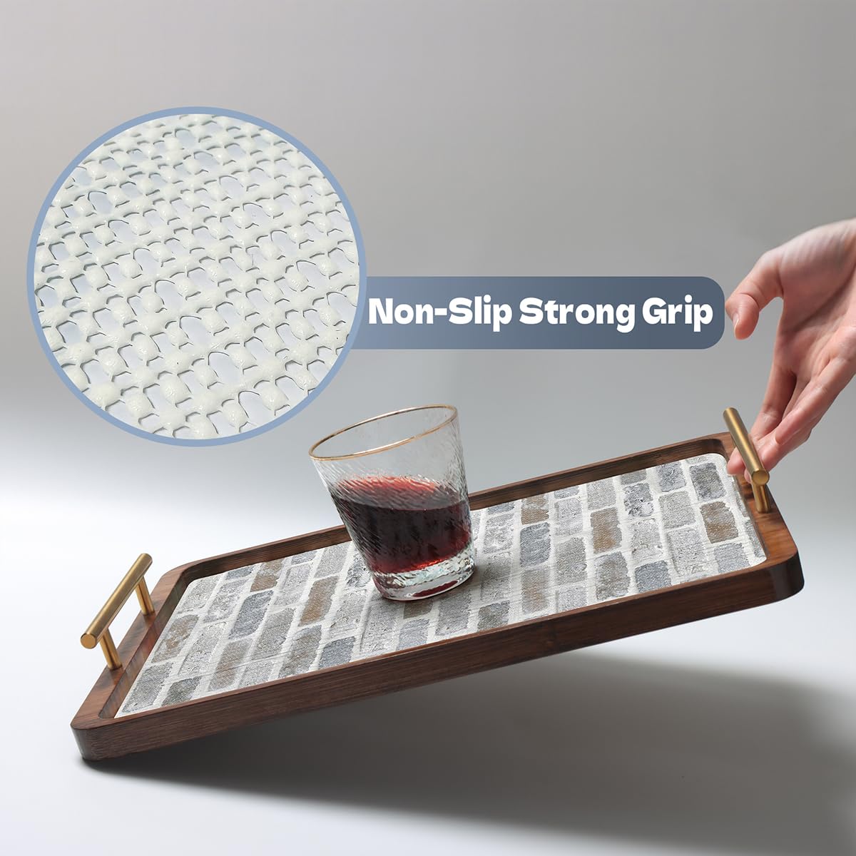 Shelf Liner for Cabinets Non Adhesive Drawer Liner 15.7in x 10ft