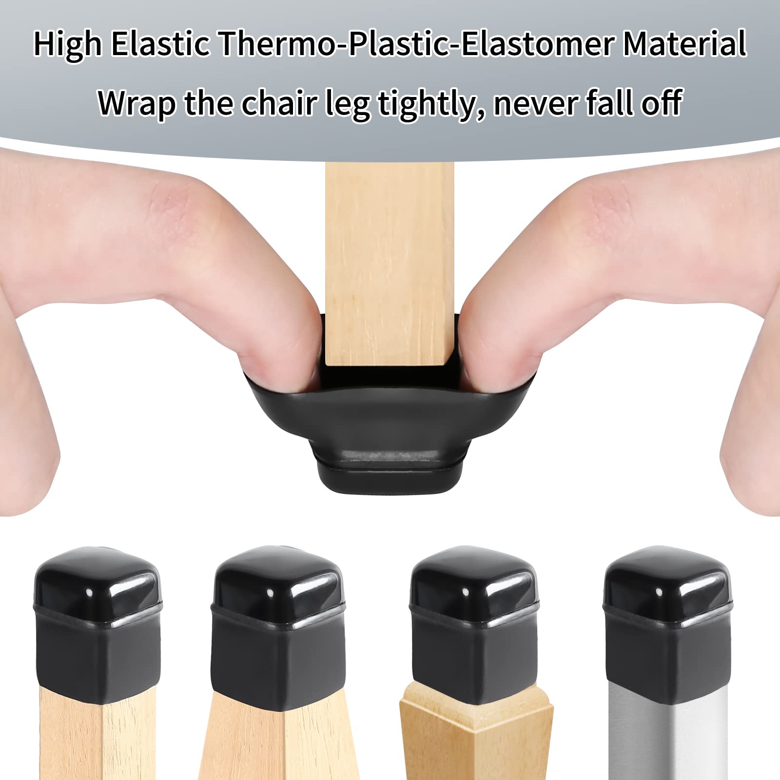 24 Pcs Chair Sliders for Carpet (24 Count)