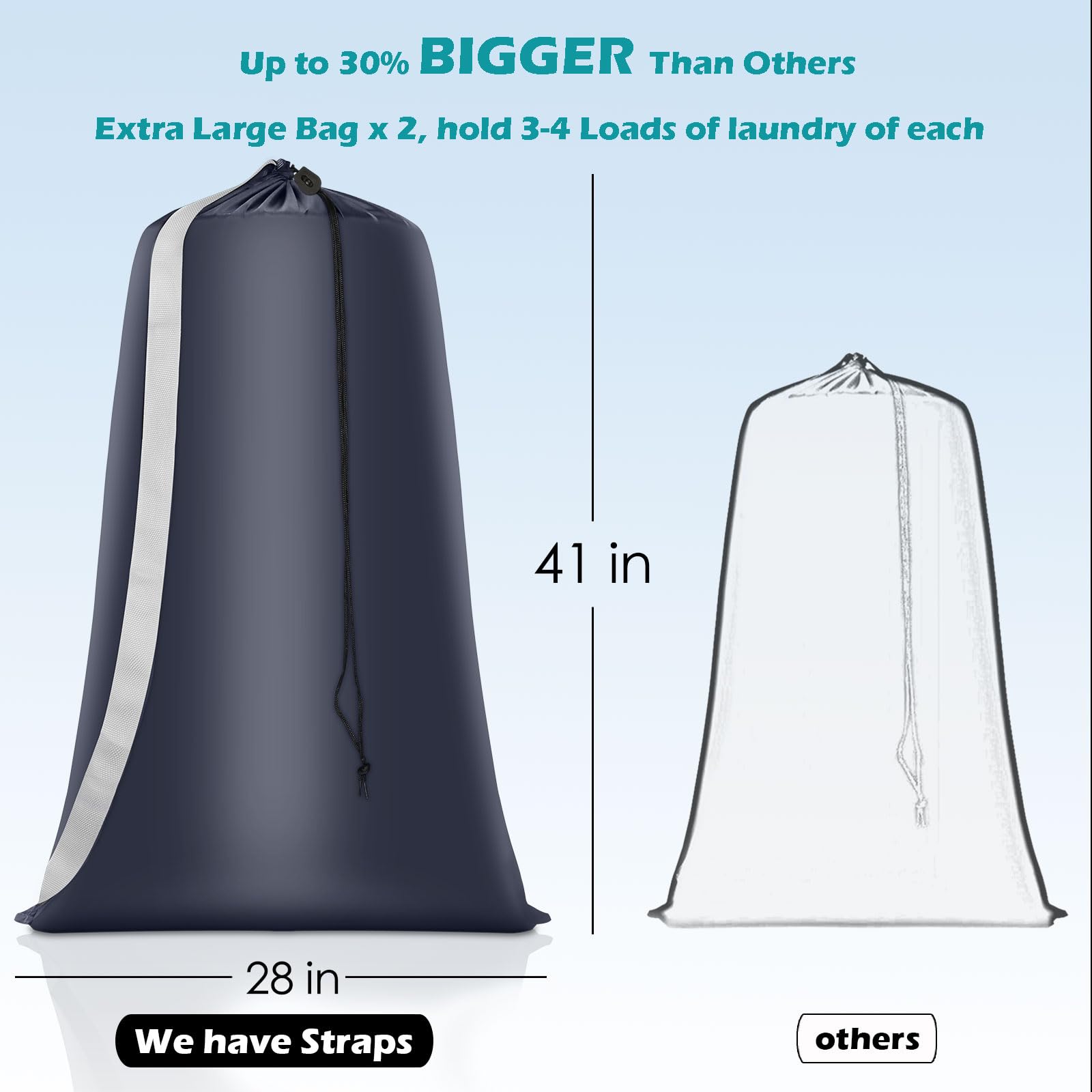 Heavy Duty Laundry Bag (2 Count)