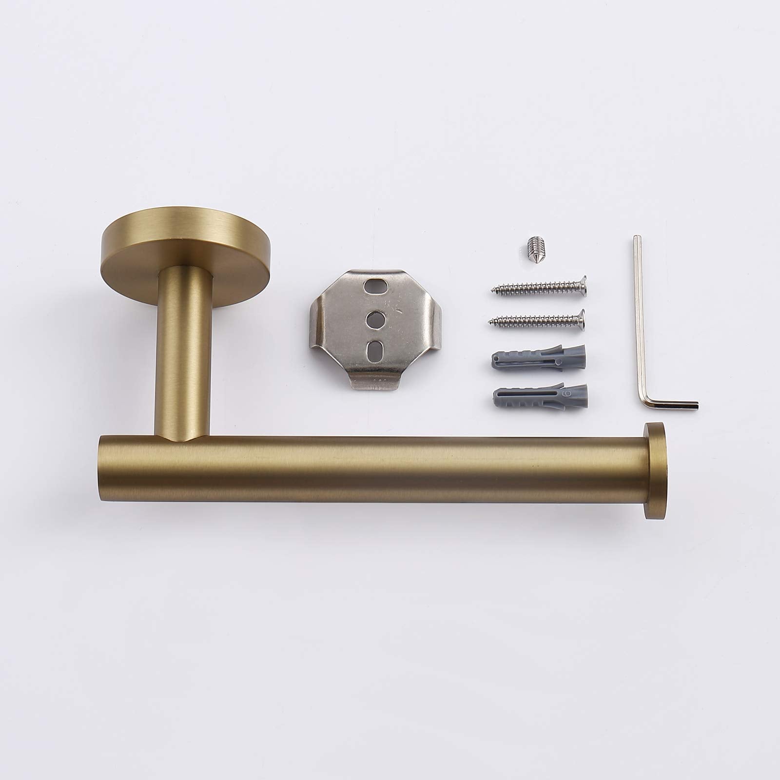 Brushed Gold Toilet Paper Holder SUS304 Stainless Steel