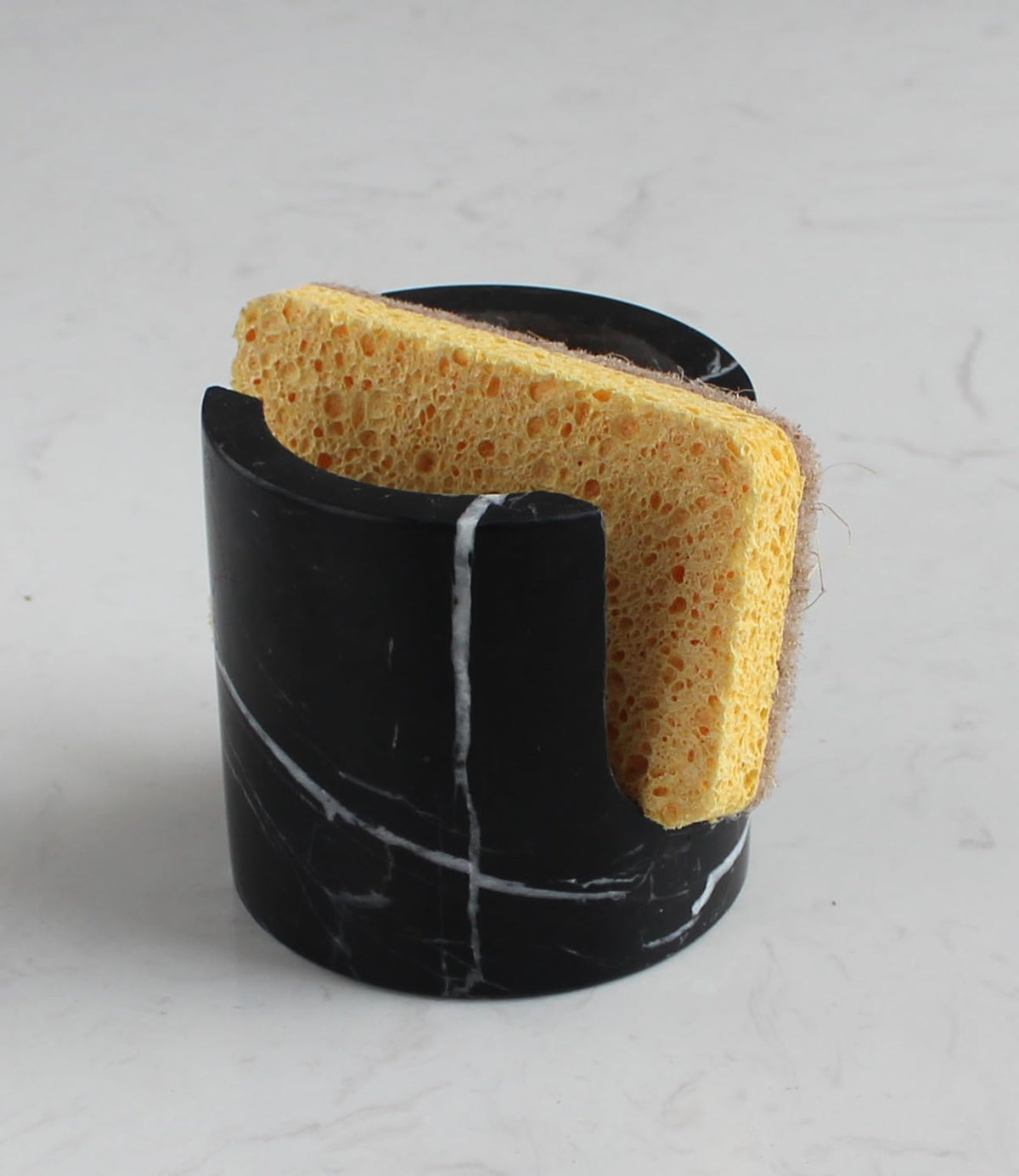 Natural Marble Travertine Sponge Holder for Kitchen Counter