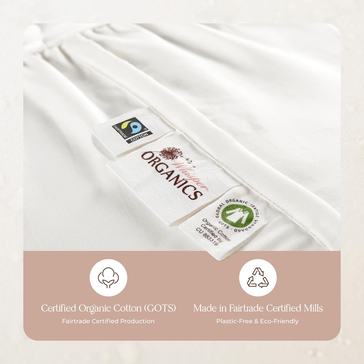 100% Cotton Organic Mattress Pad
