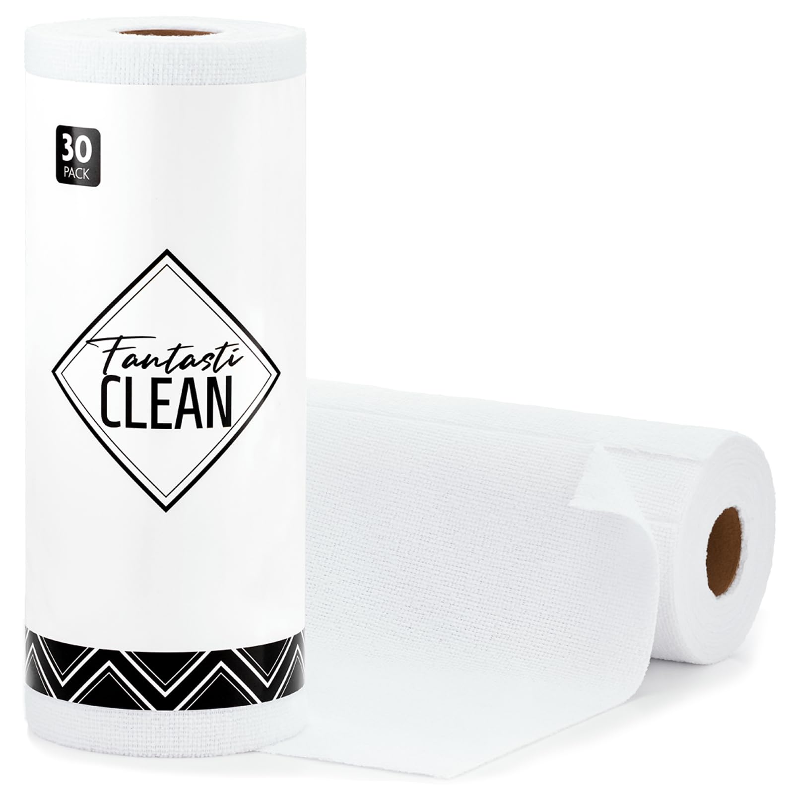 Microfiber Cleaning Cloth Roll (30 Count)