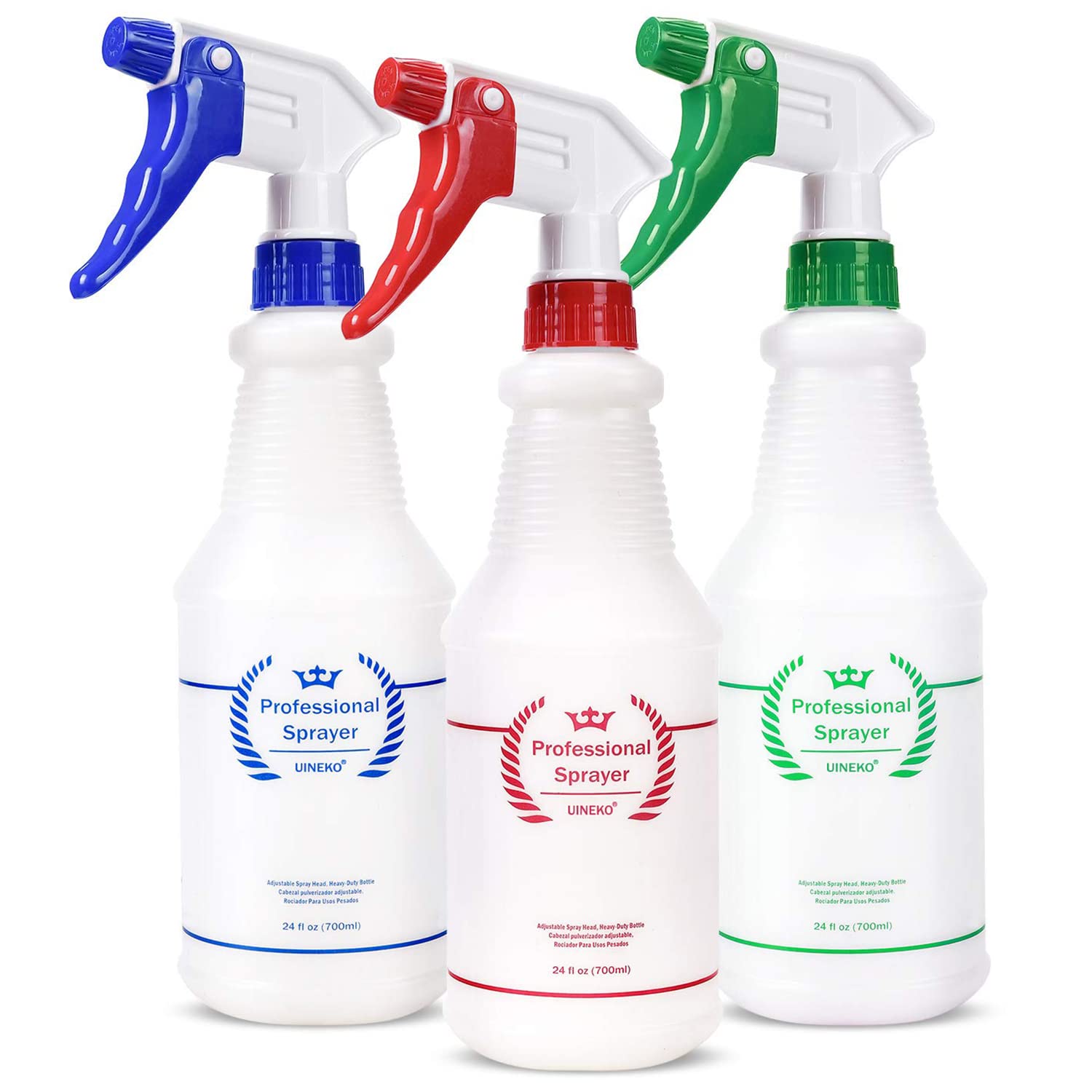 Plastic Spray Bottles 3 Pack (3 Count)