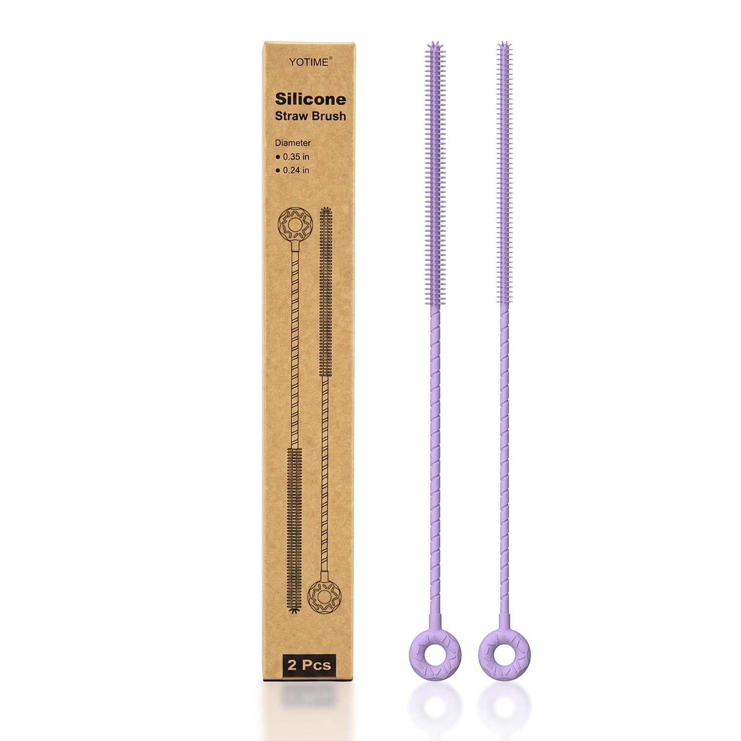 Silicone Straw Cleaner Brush