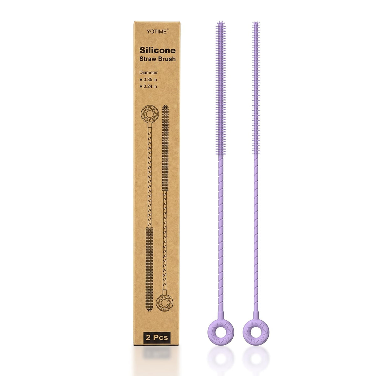 Silicone Straw Cleaner Brush