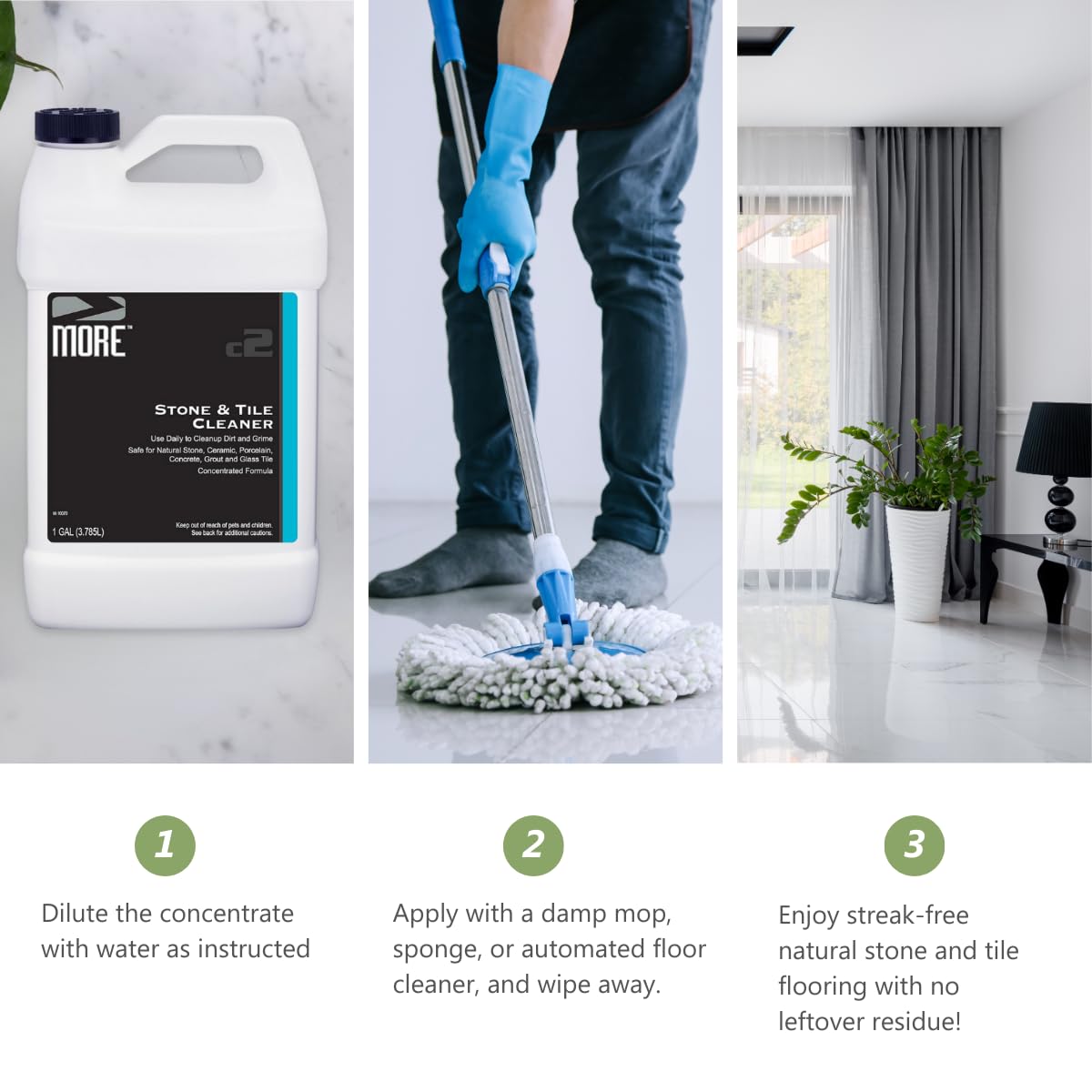 MORE Stone & Tile Cleaner (128 Fl Oz)