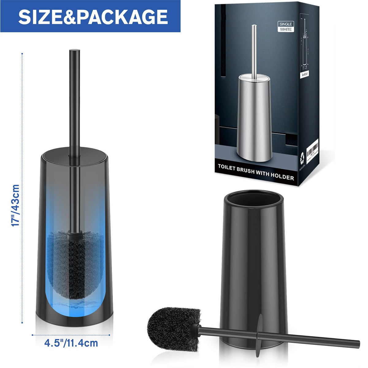 Toilet Brush and Holder