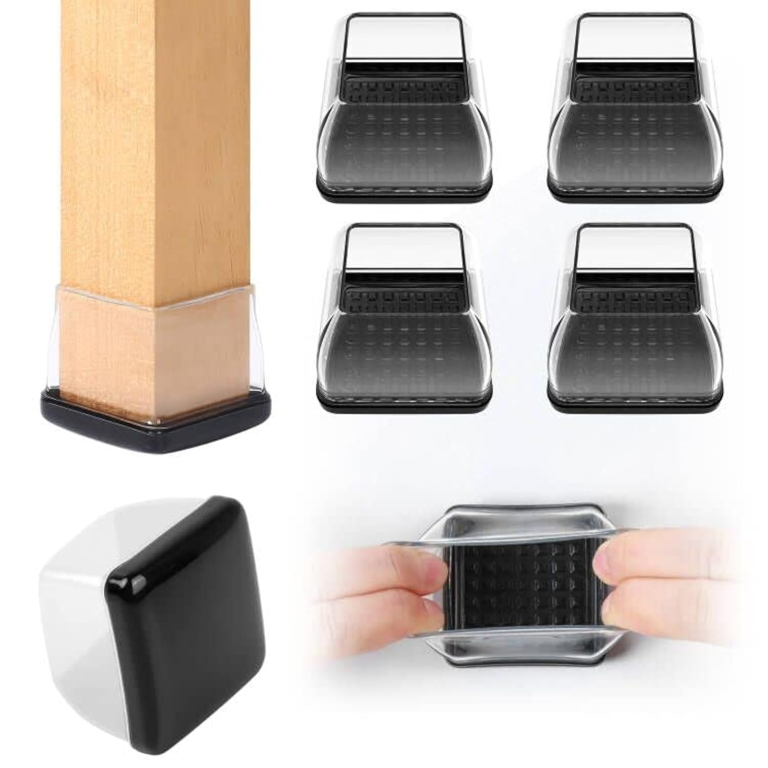 Chair Leg Sliders for Carpet (8 Count)