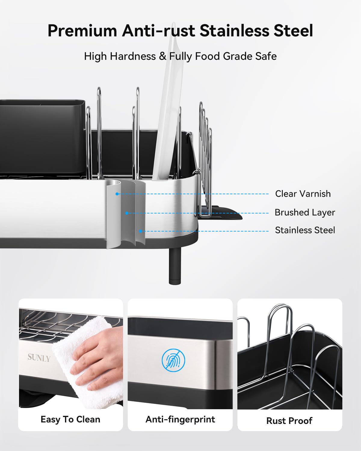 Expandable Dish Drying Rack