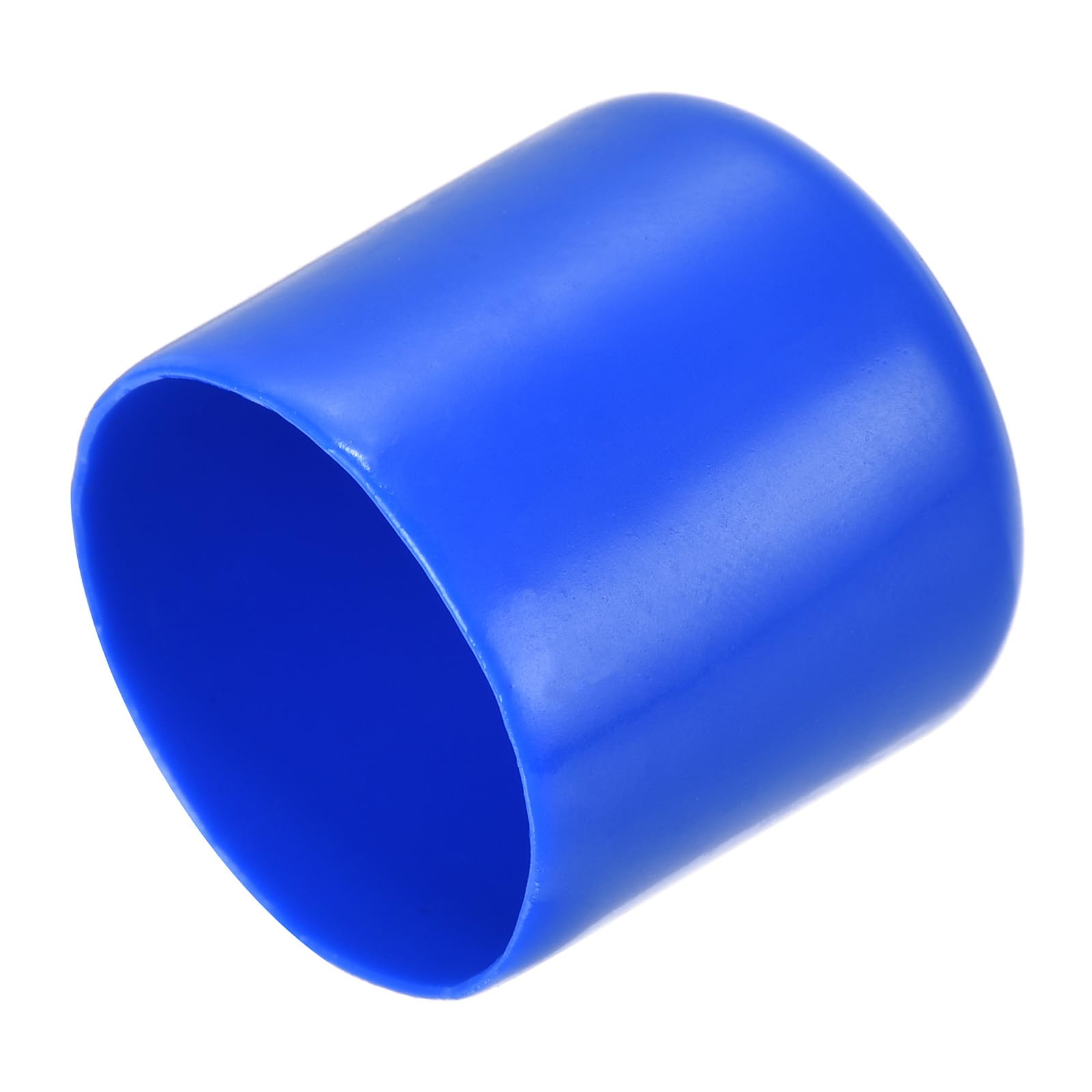 20pcs Rubber End Caps 26mm ID Vinyl Round Tube Bolt Cap Cover Screw Thread Protectors Blue