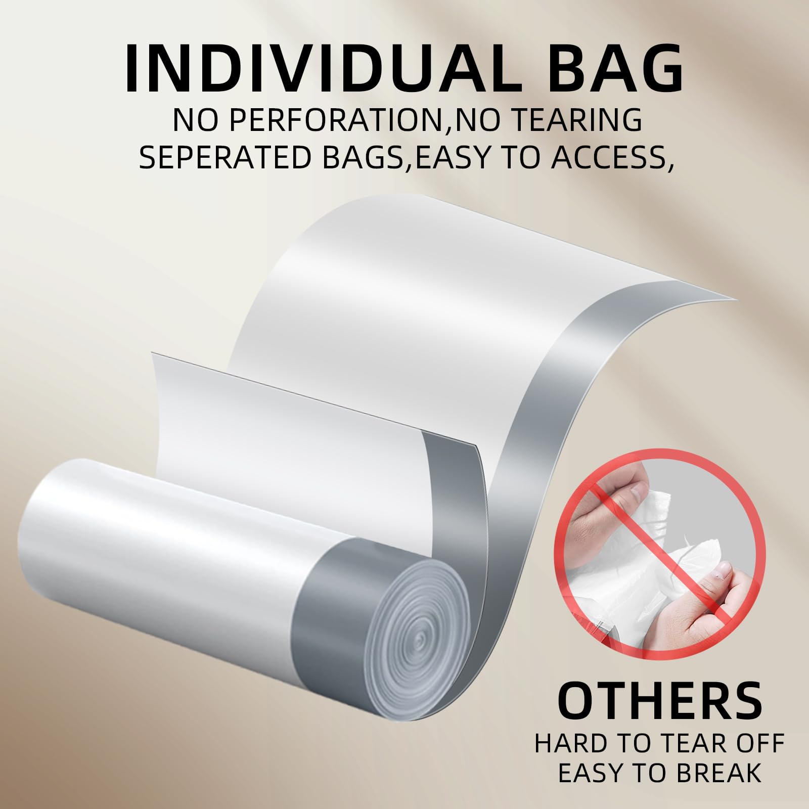 4 Gallon Mini Drawstring Trash Bags (120 Count)