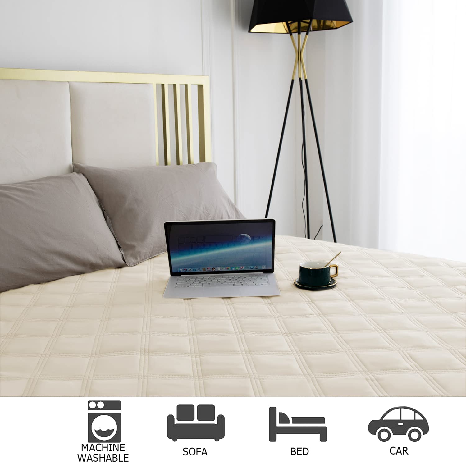 Waterproof Dog Bed Cover Pet Blanket with Anti