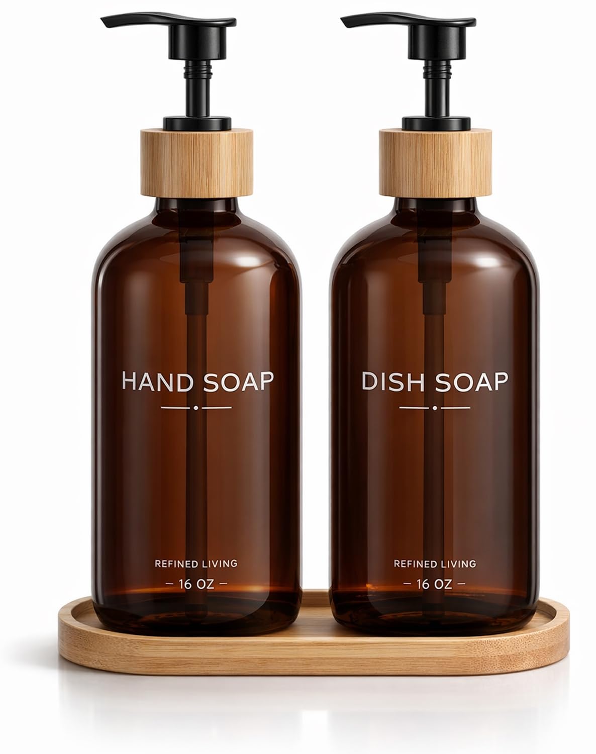 Hand and Dish Soap Dispenser Set (2 Count)