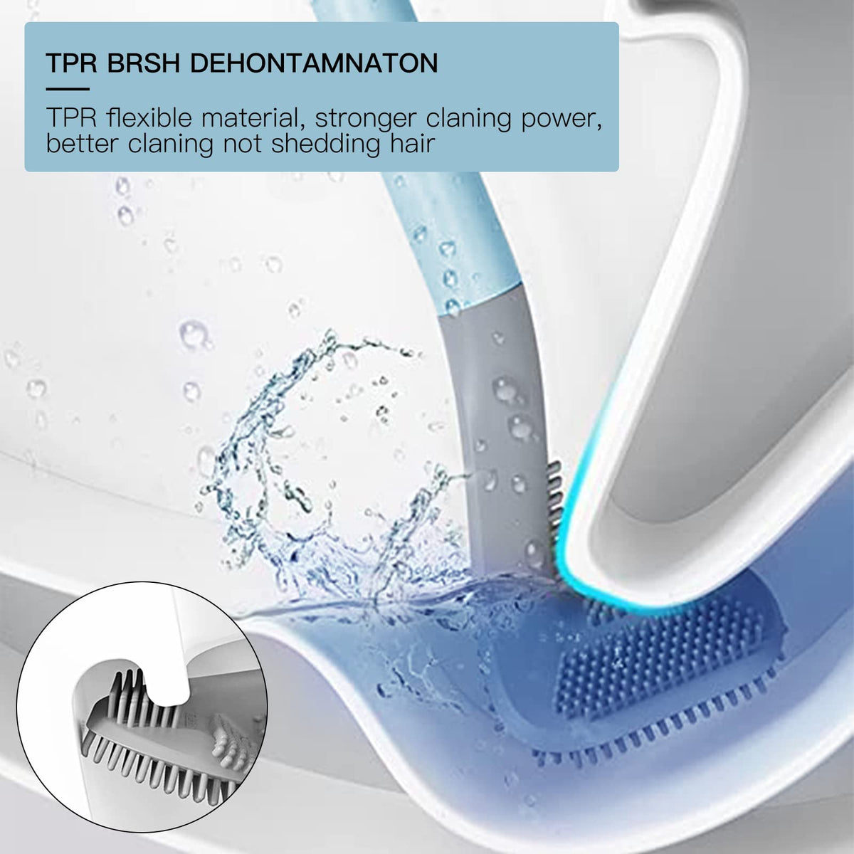 2Pcs Toilet Brush (2 Count)