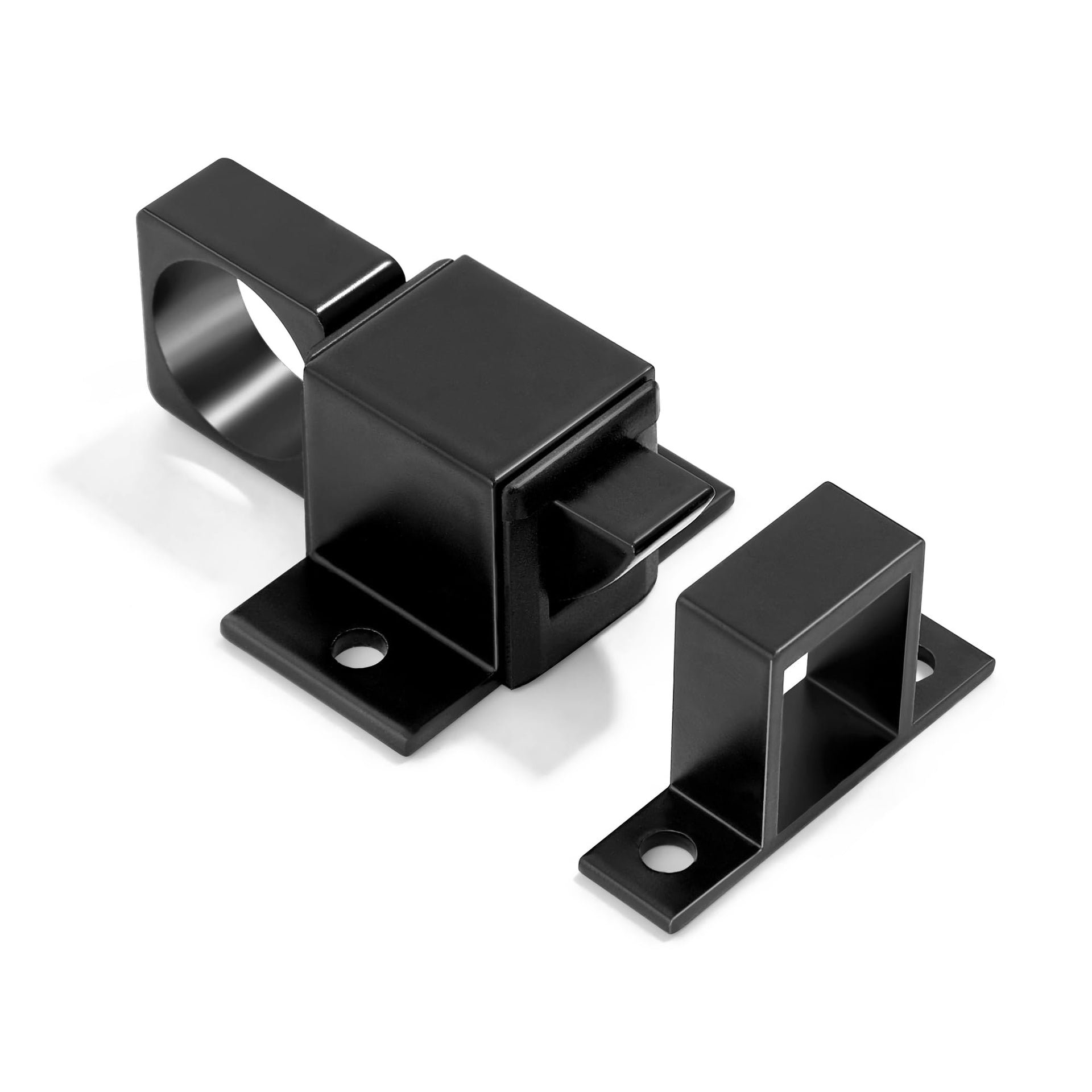 4 Packs Black Spring Door Lock (4 Count)