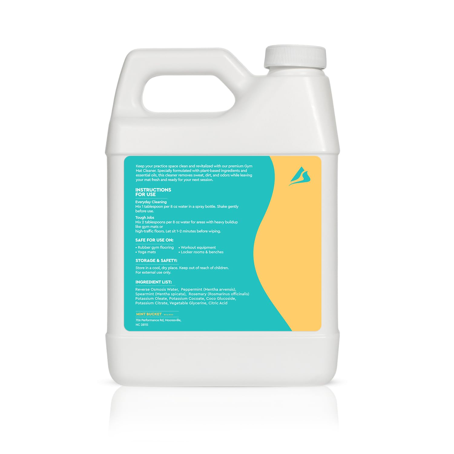 SwaytAway Fitness Mat Cleaner Concentrate Fresh Mint (32 Fl Oz)