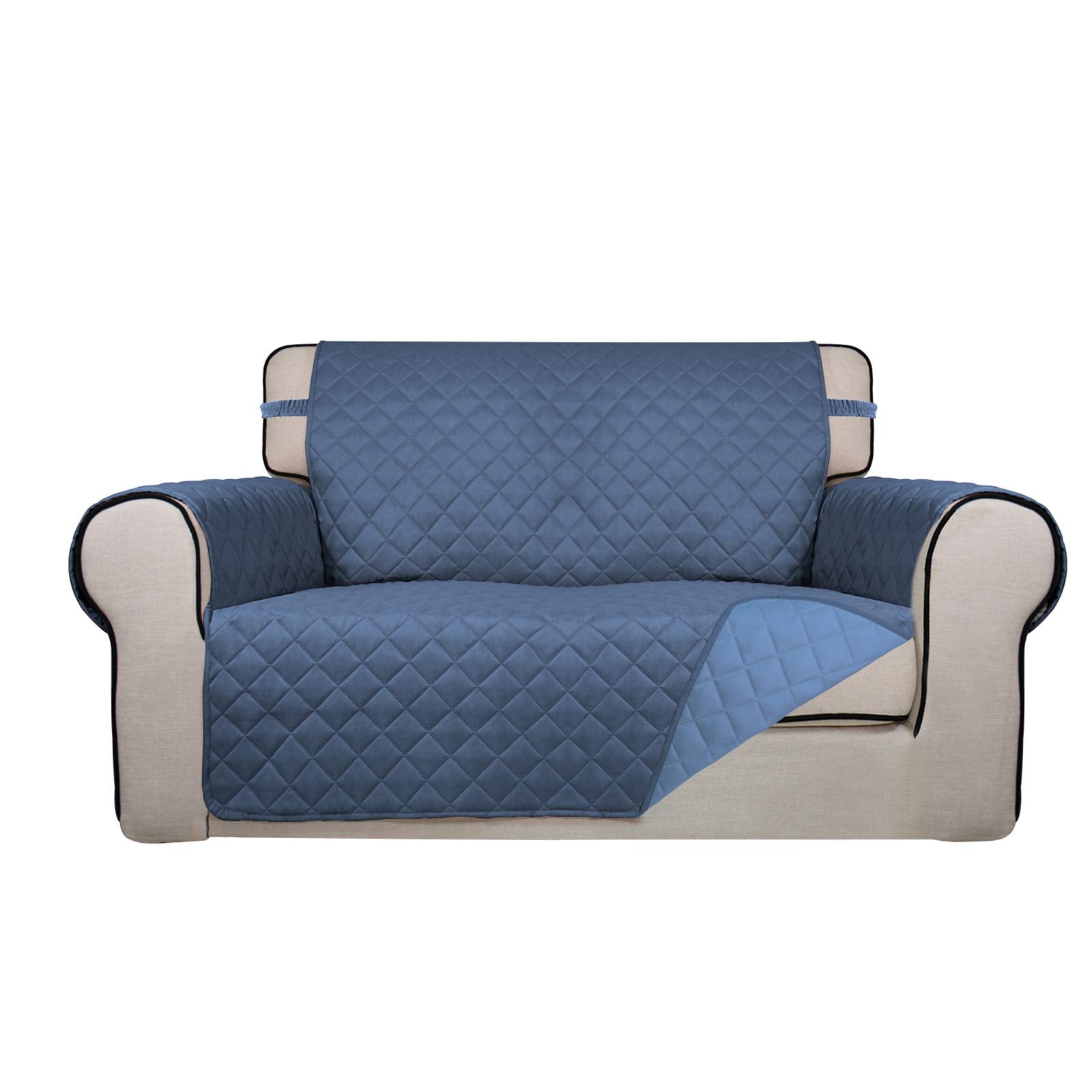 Reversible Quilted Couch Covers for Dogs Loveseat Sofa Cover 46.5”