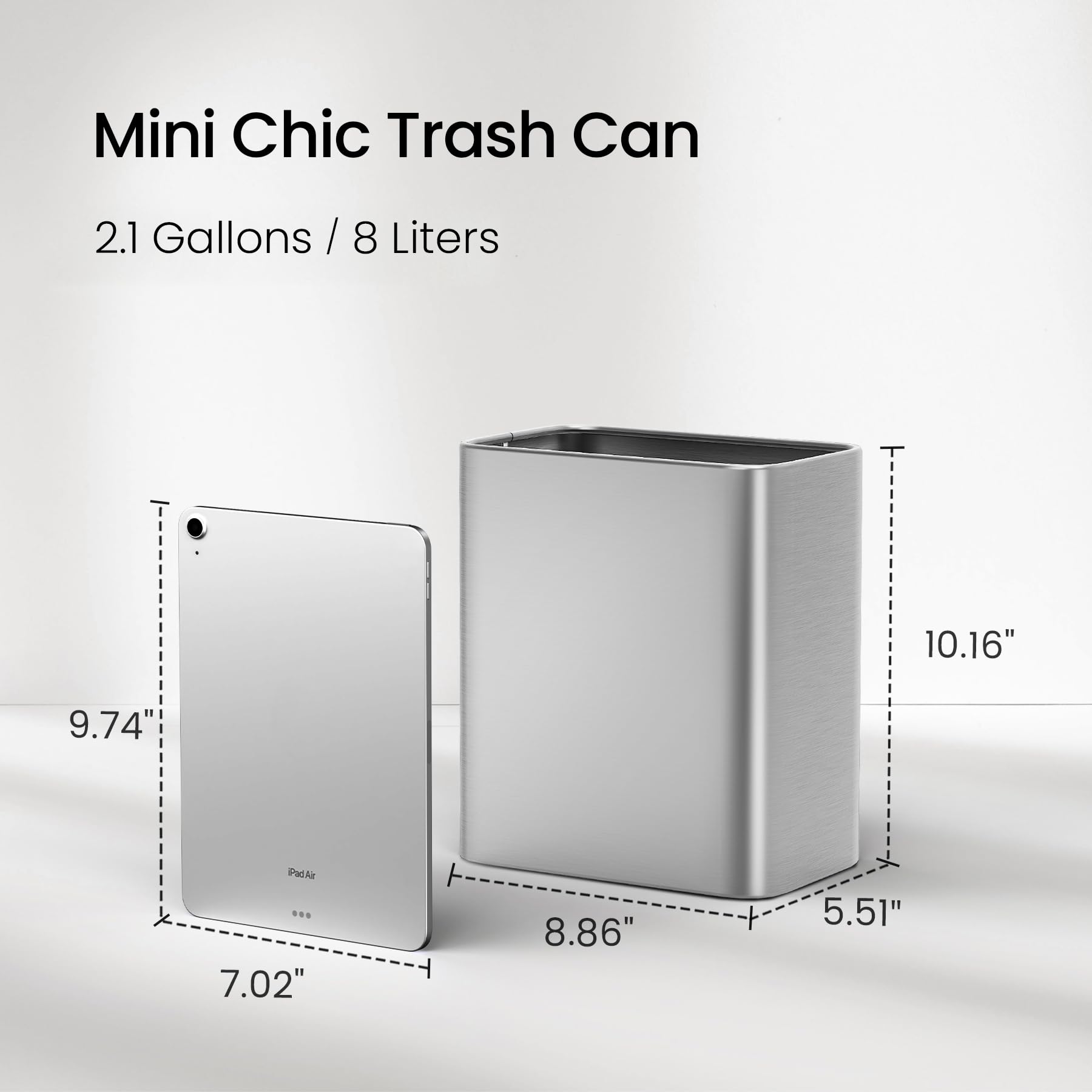 Small Bathroom Trash Can
