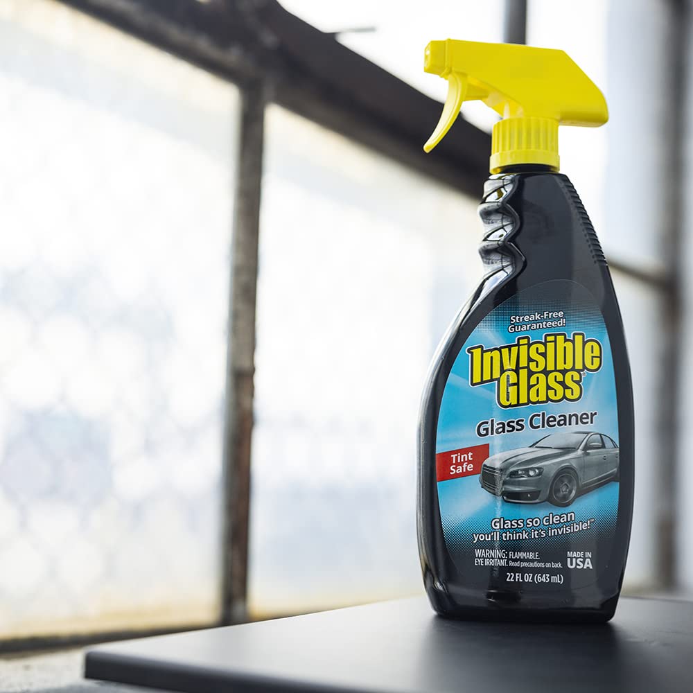 92164 6PK Premium Glass Cleaner Spray for Car Windshields and Windows (132 Fl Oz)